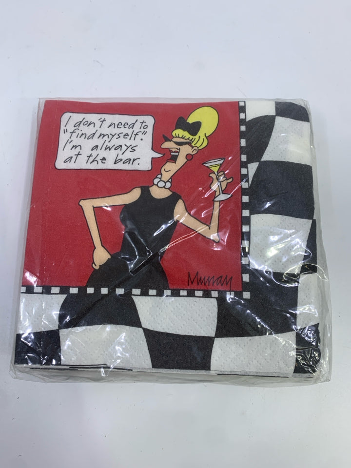 NIP BEVERAGE NAPKINS.