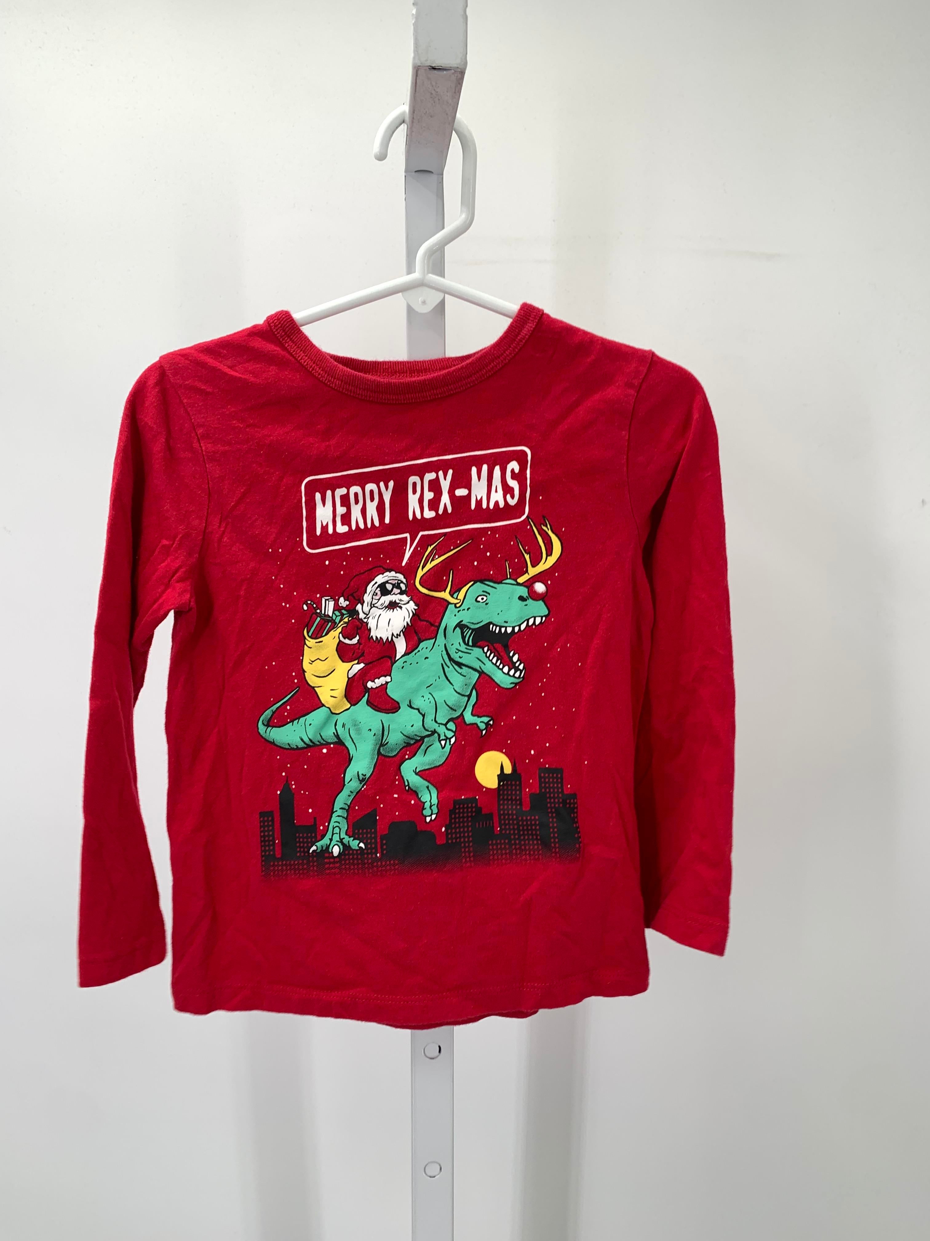 LONG SLV SHIRT MERRY REX-MAS