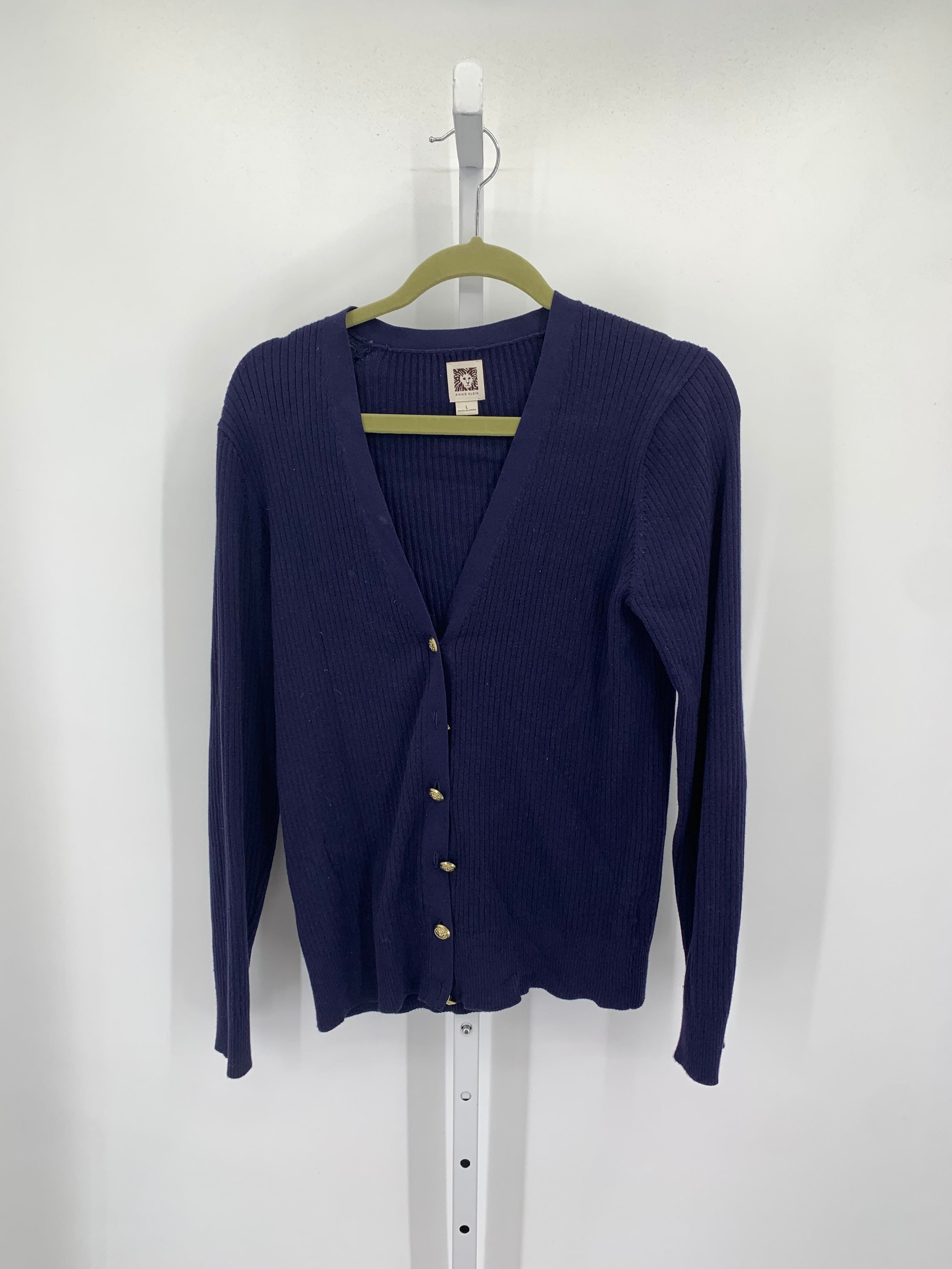 Anne Klein Size Large Misses Long Slv Sweater