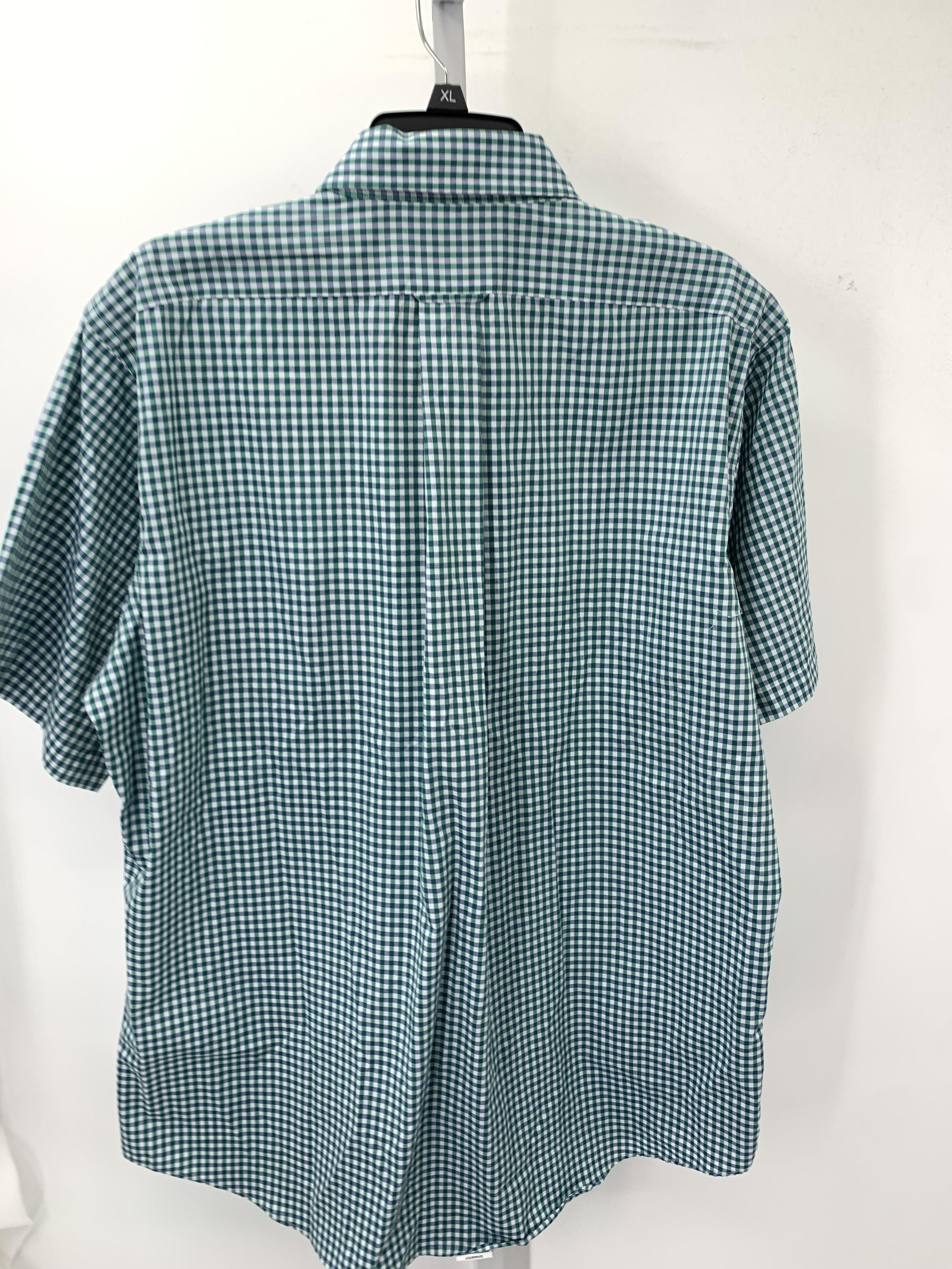 PLAID BTN DOWN