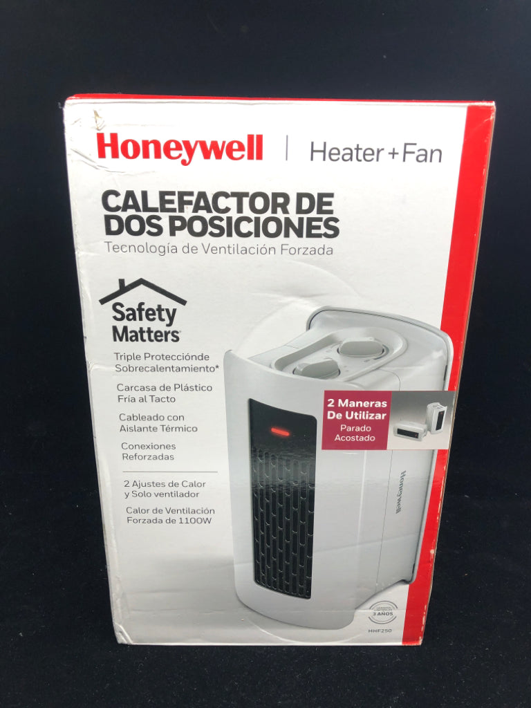 NIB HONEYWELL HEATER FAN.