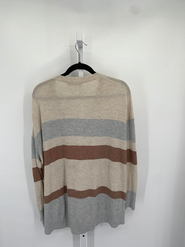 Loft Size Medium Misses Long Slv Sweater