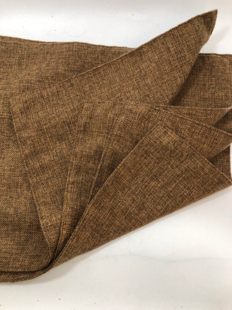 4 BROWN FABRIC PLACEMATS.