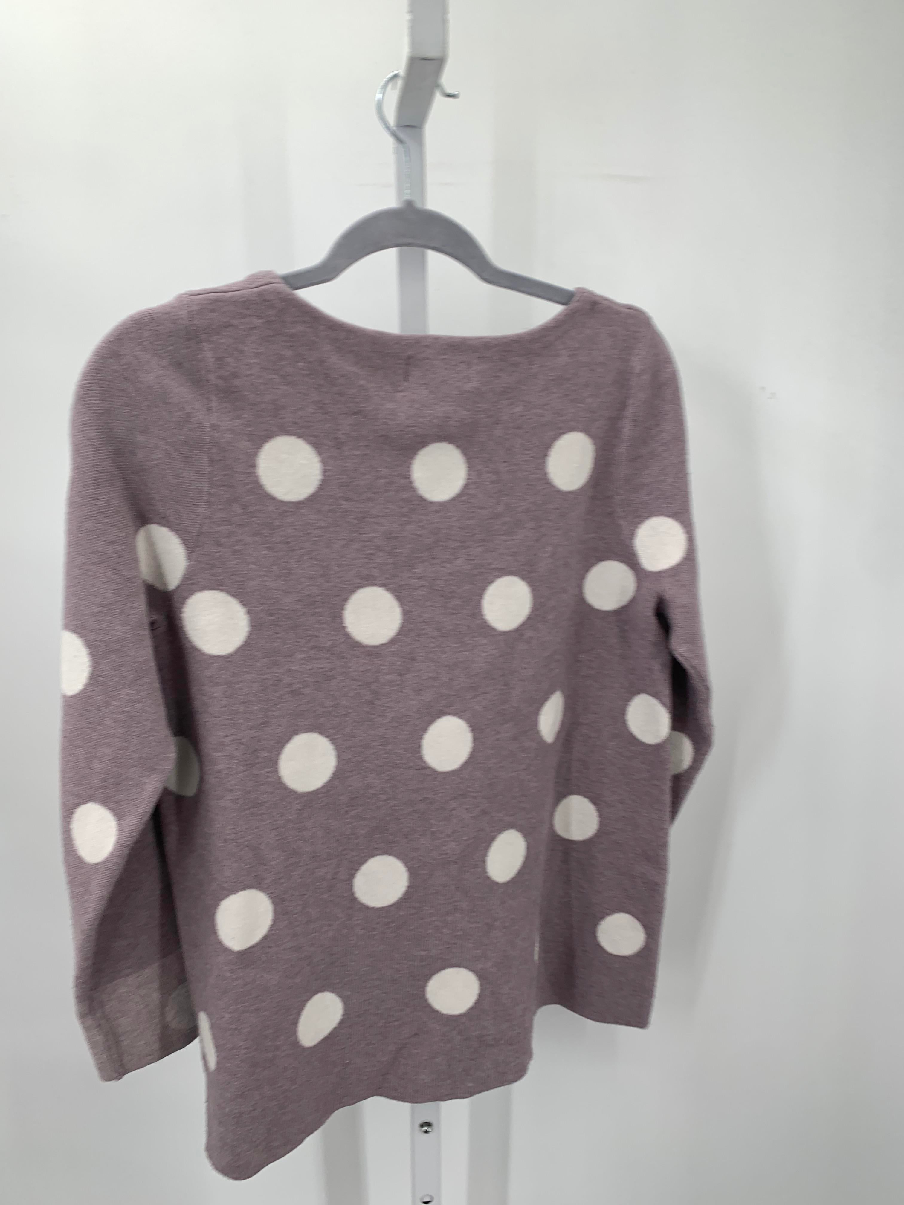 Cynthia Rowley Size Large Misses Long Slv Sweater