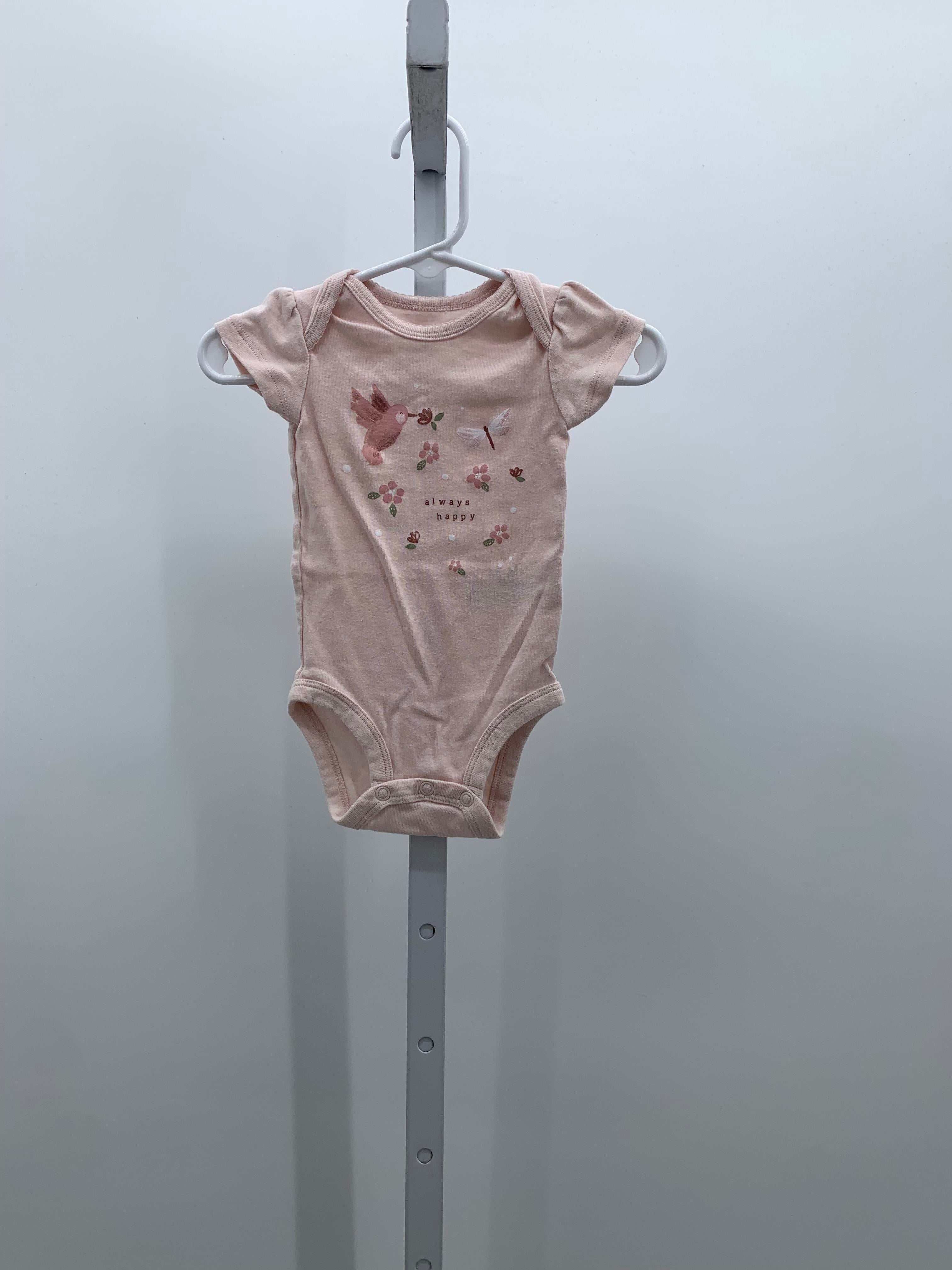 Carters Size 3 Months Girls Short Sleeve Shirt