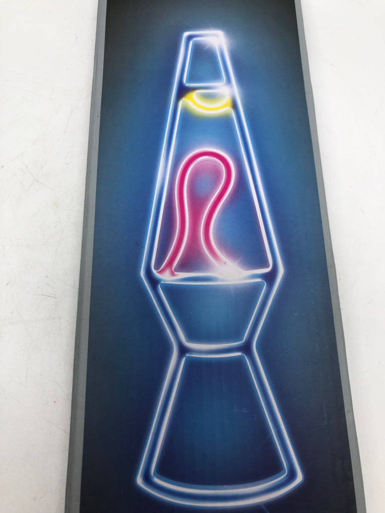 NIP LAVA LAMP LED WALL LIGHT.