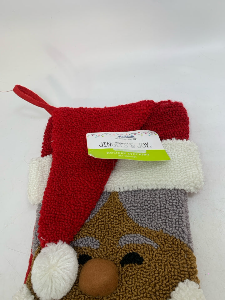 NWT SANTA STOCKING.