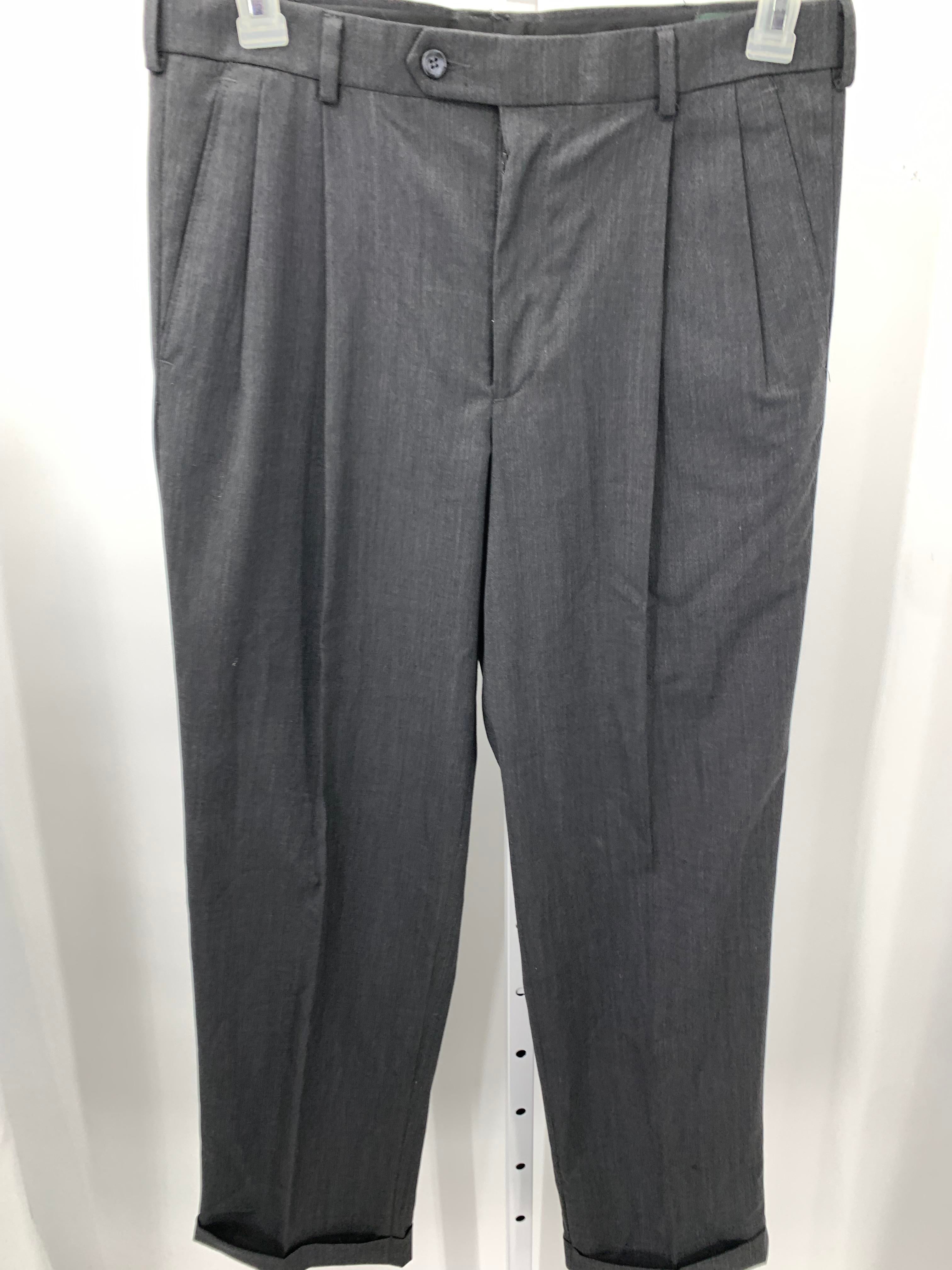 PLEATED FRONT PANTS