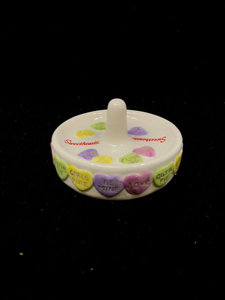 SWEETHEARTS CANDY RING HOLDER.