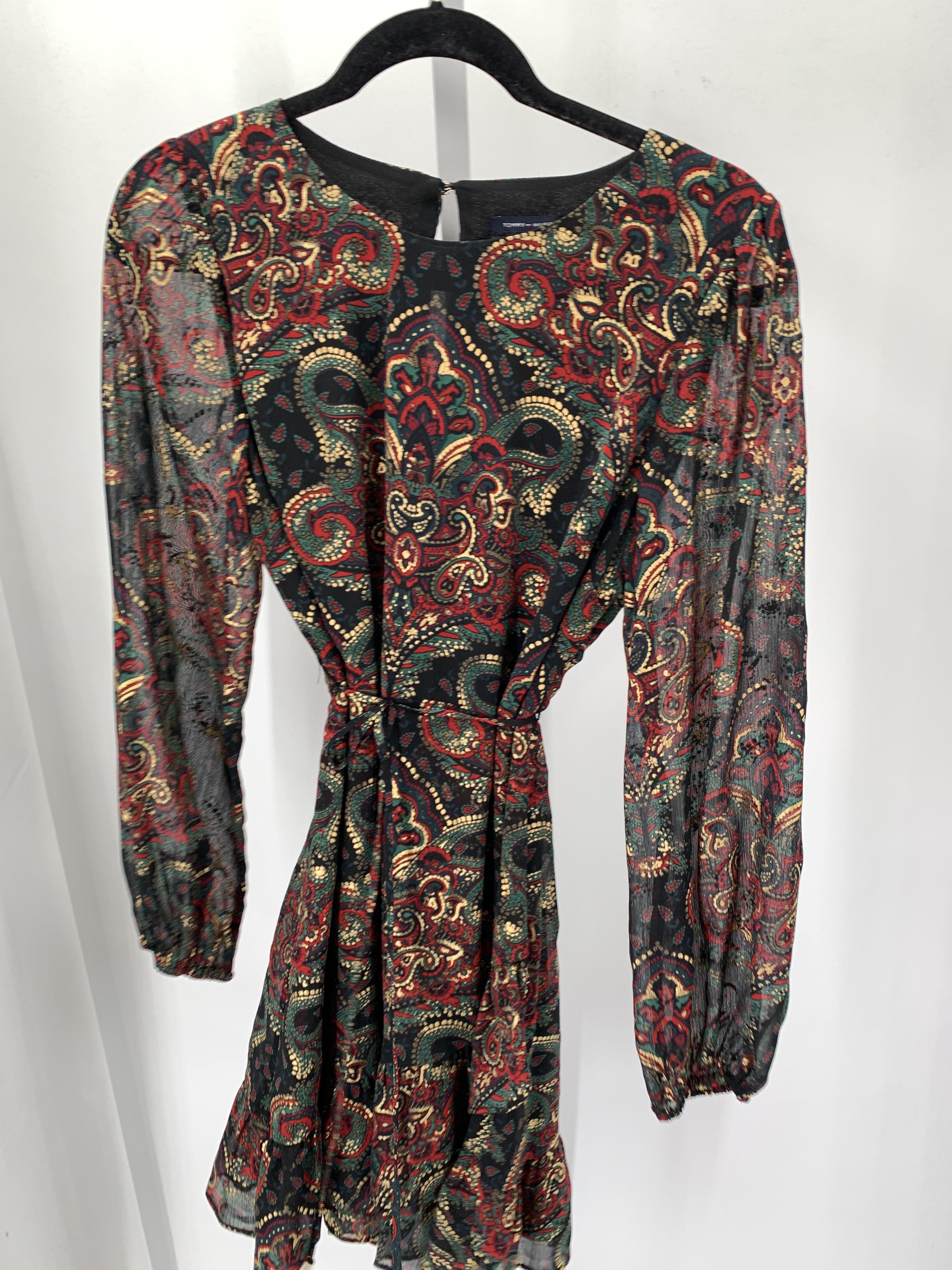 Tommy Hilfiger Size 10 Petite Petite Long Sleeve Dress