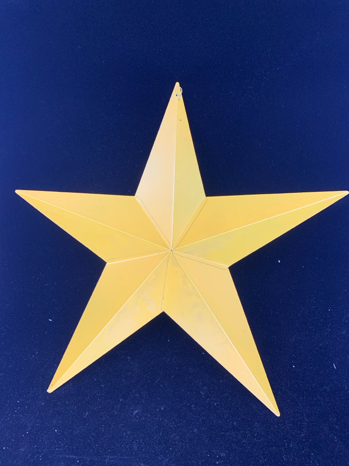 YELLOW METAL STAR.