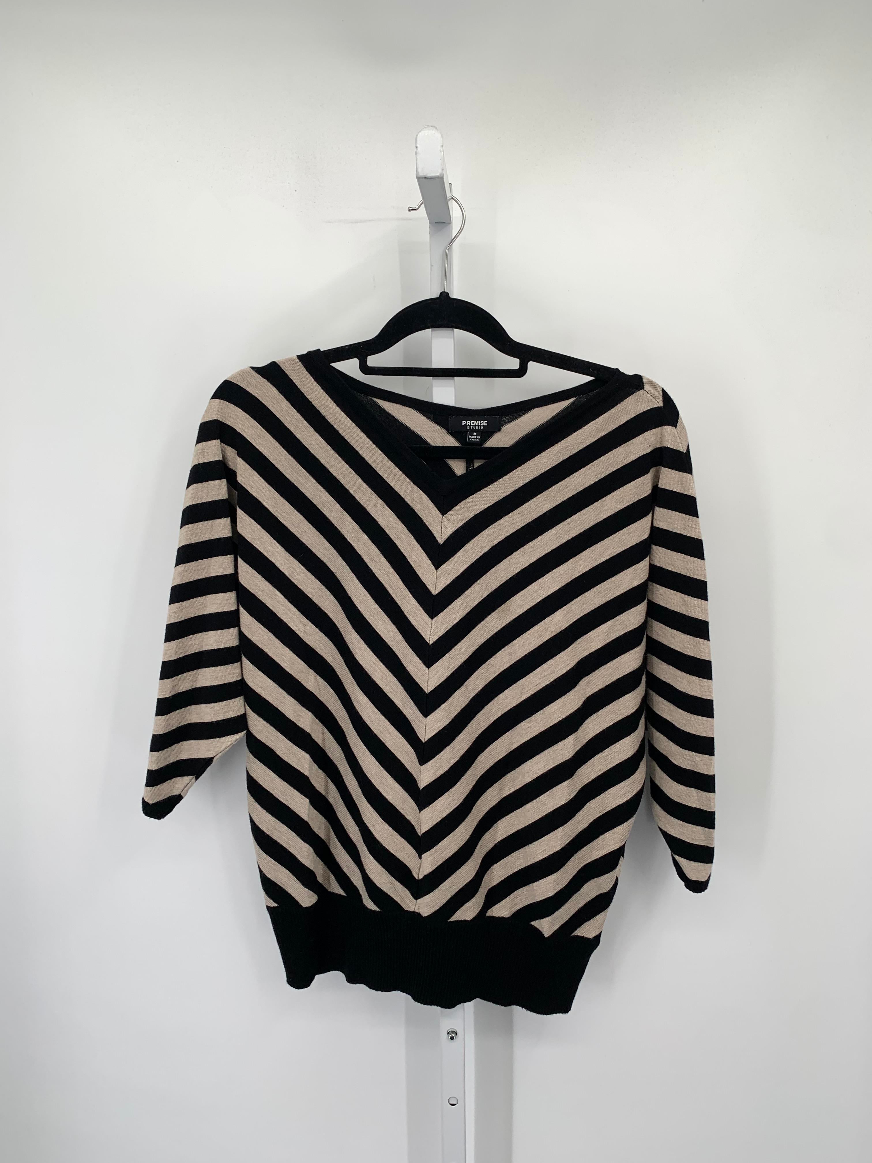 Premise Size Medium Misses 3/4 Sleeve Sweater