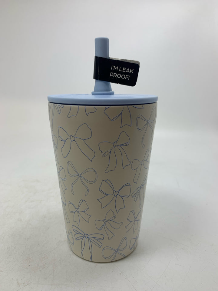 FROSTBUDDY W/ BOWS MUG W/ STRAW.