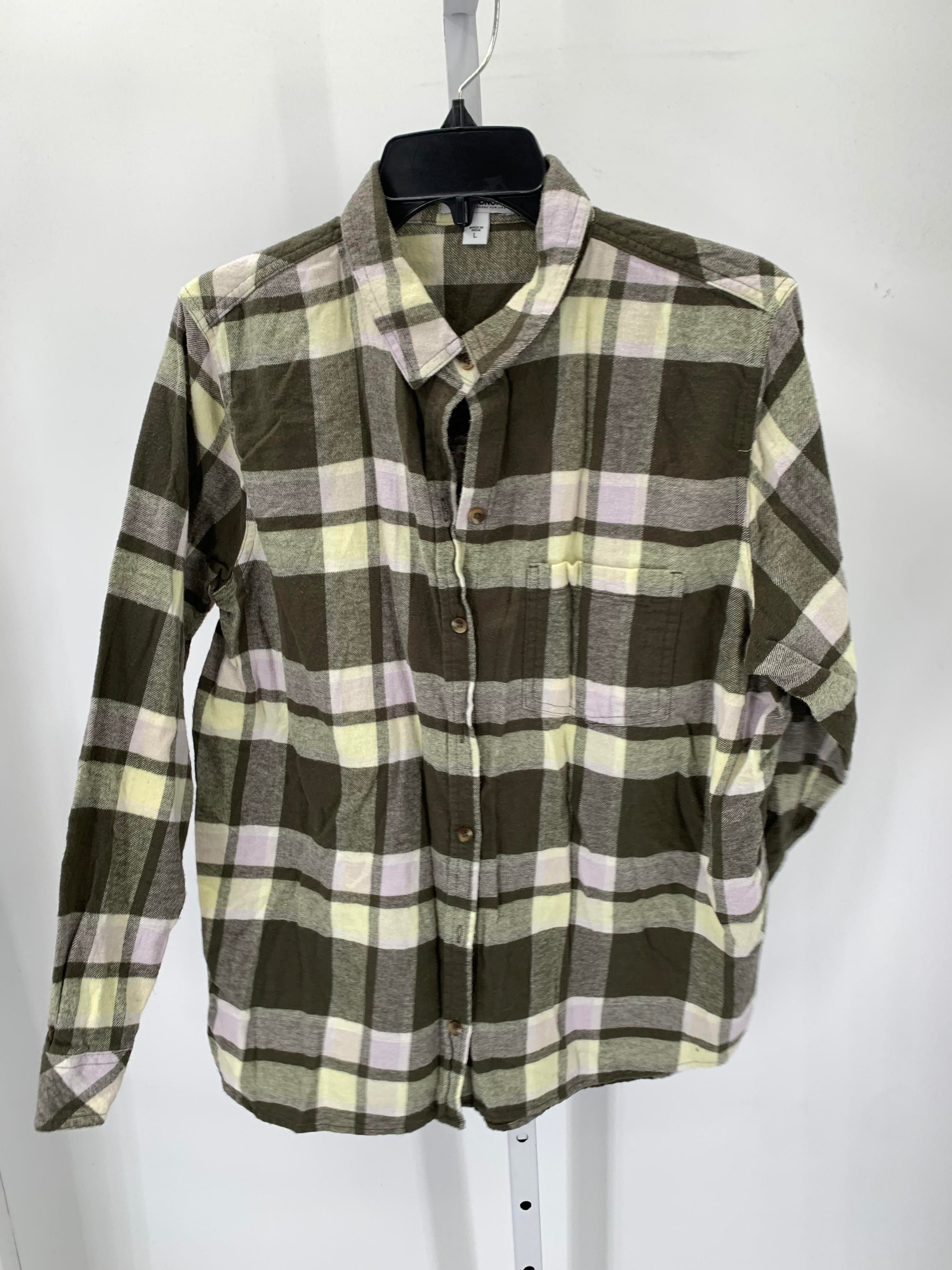 Sonoma Size Large Misses Long Sleeve Shirt