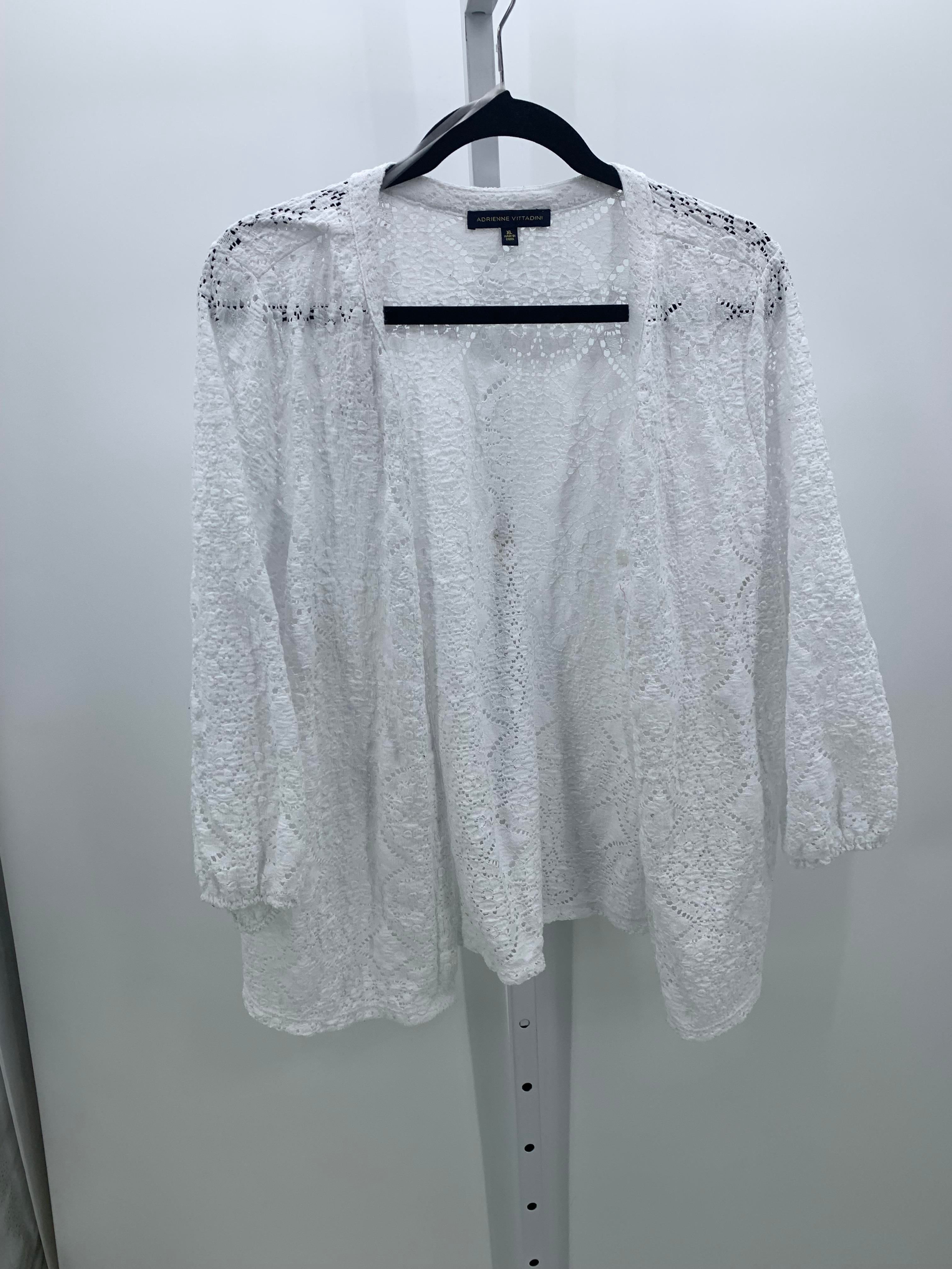 Adrienne Vittadini Size Extra Large Misses Cardigan