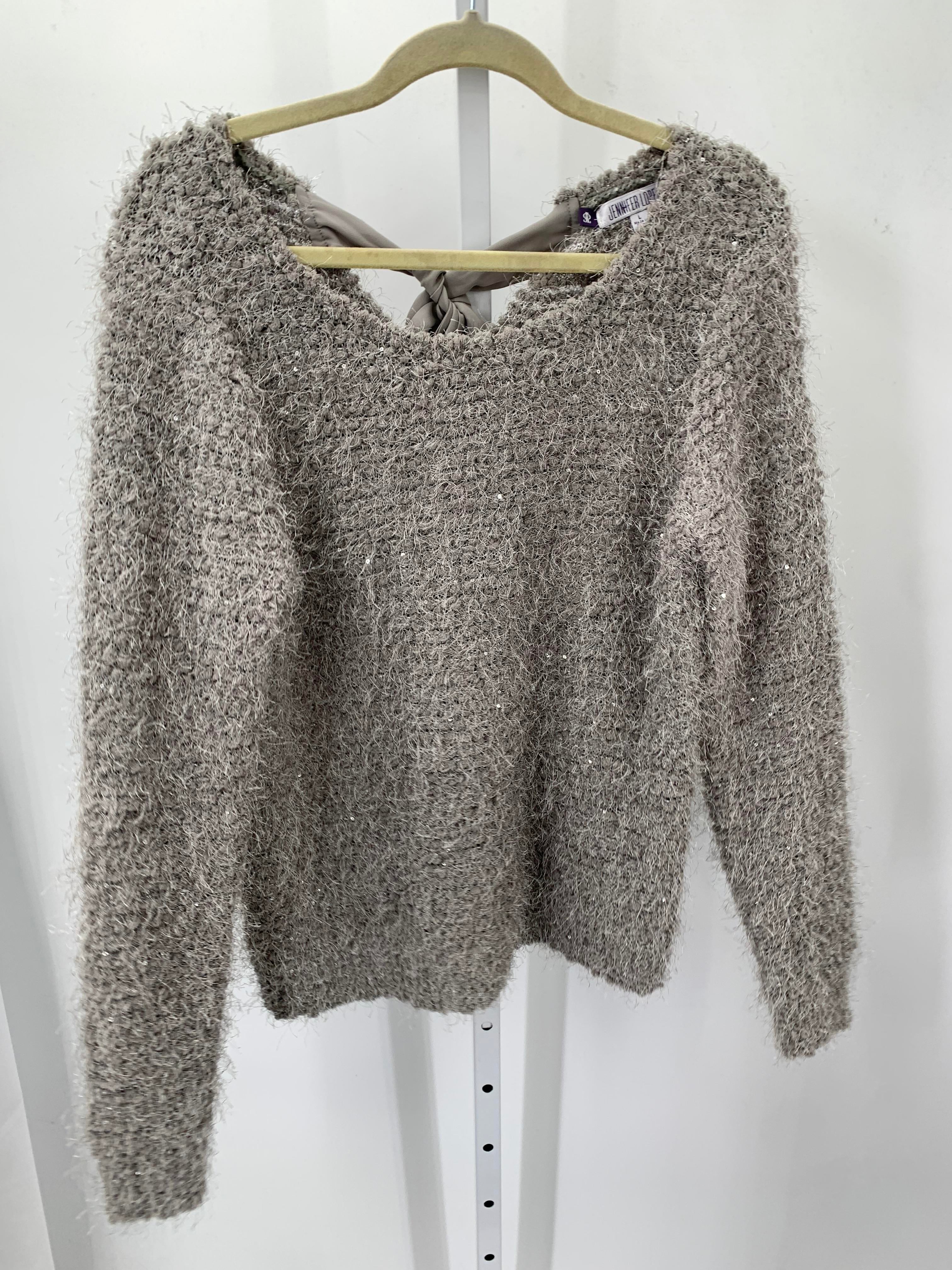 Jennifer Lopez Size Large Misses Long Slv Sweater