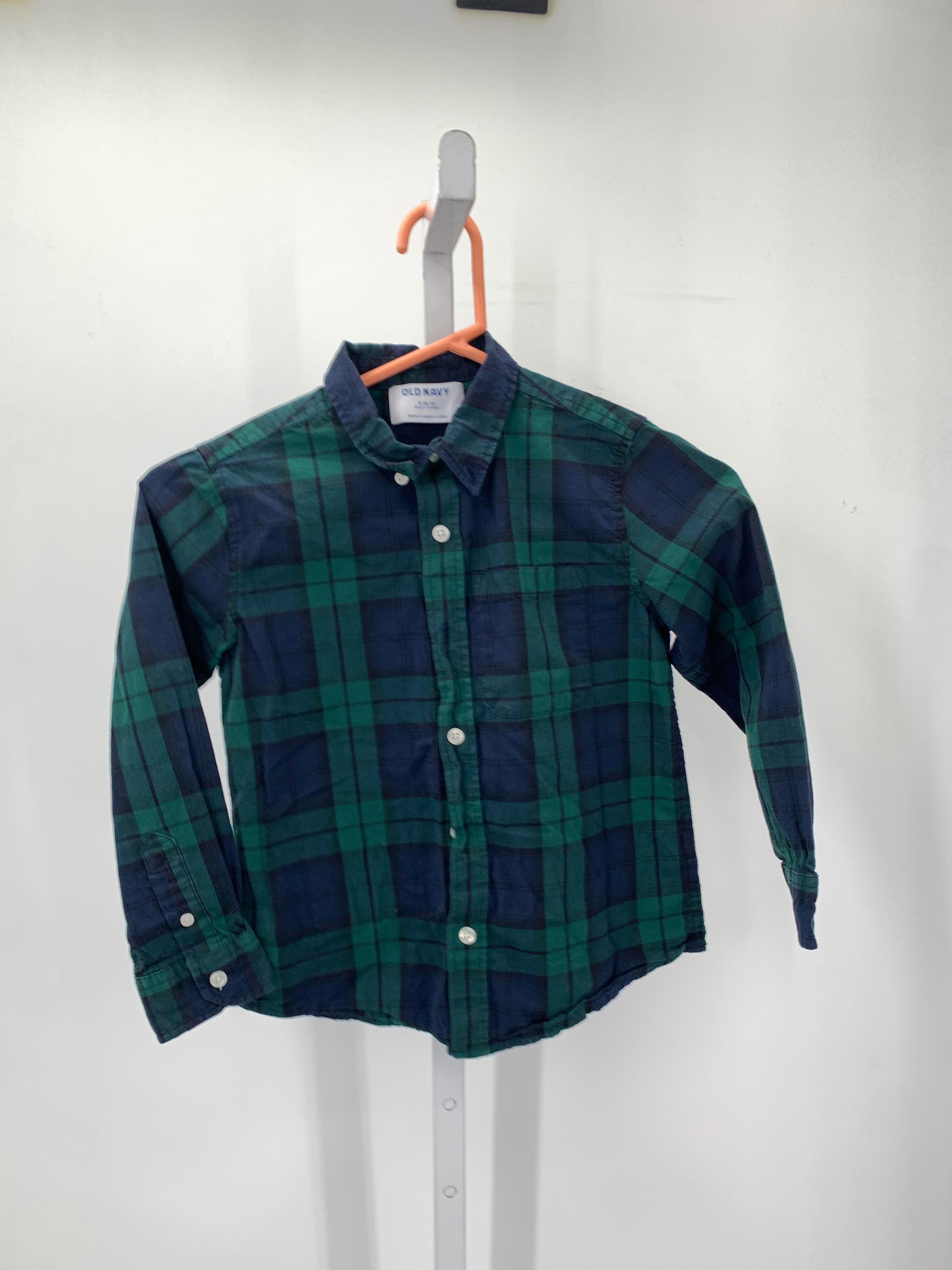 GREEN PLAID BTN DOWN
