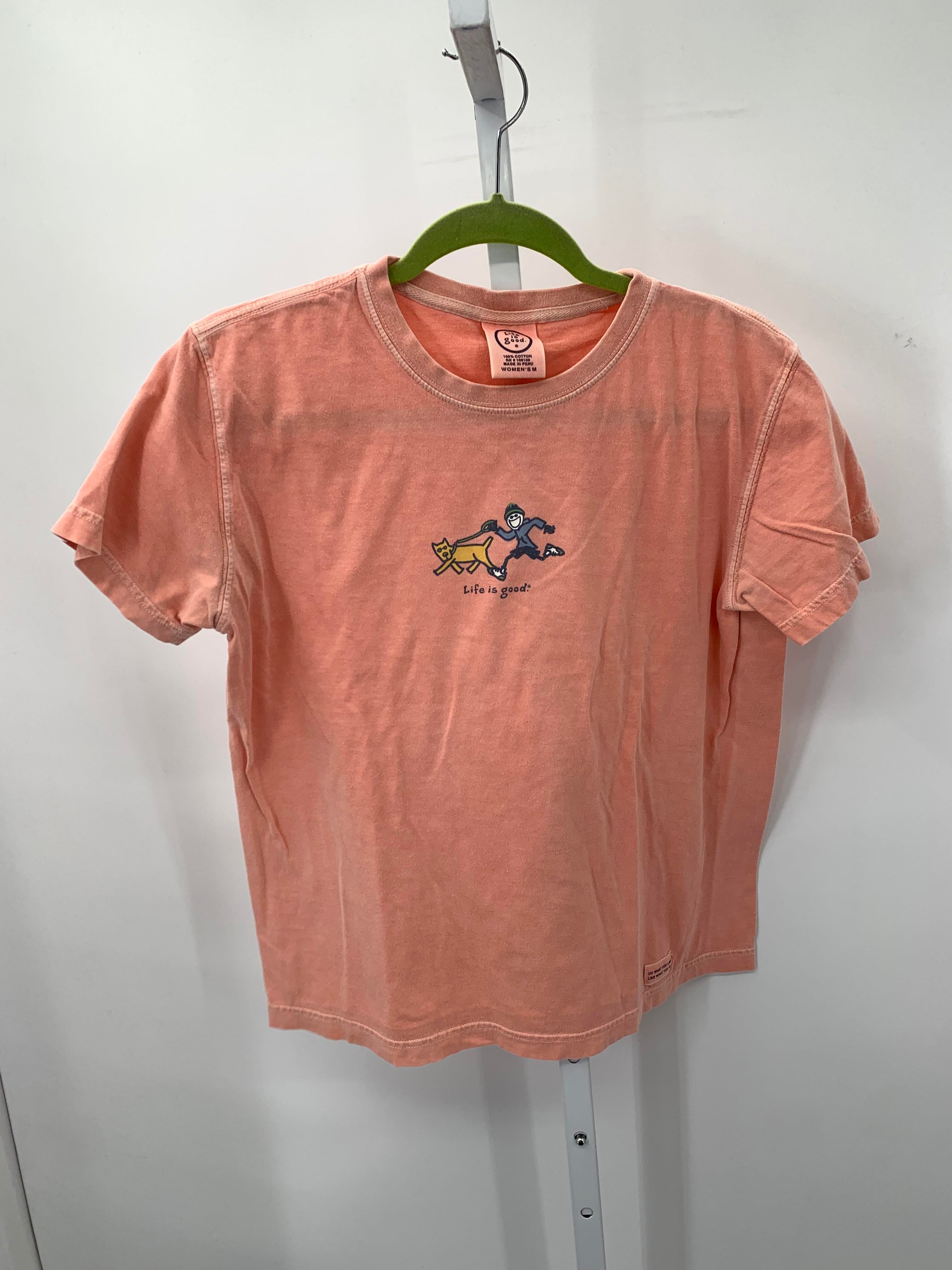 Life is Good Size Medium Misses Short Sleeve Shirt