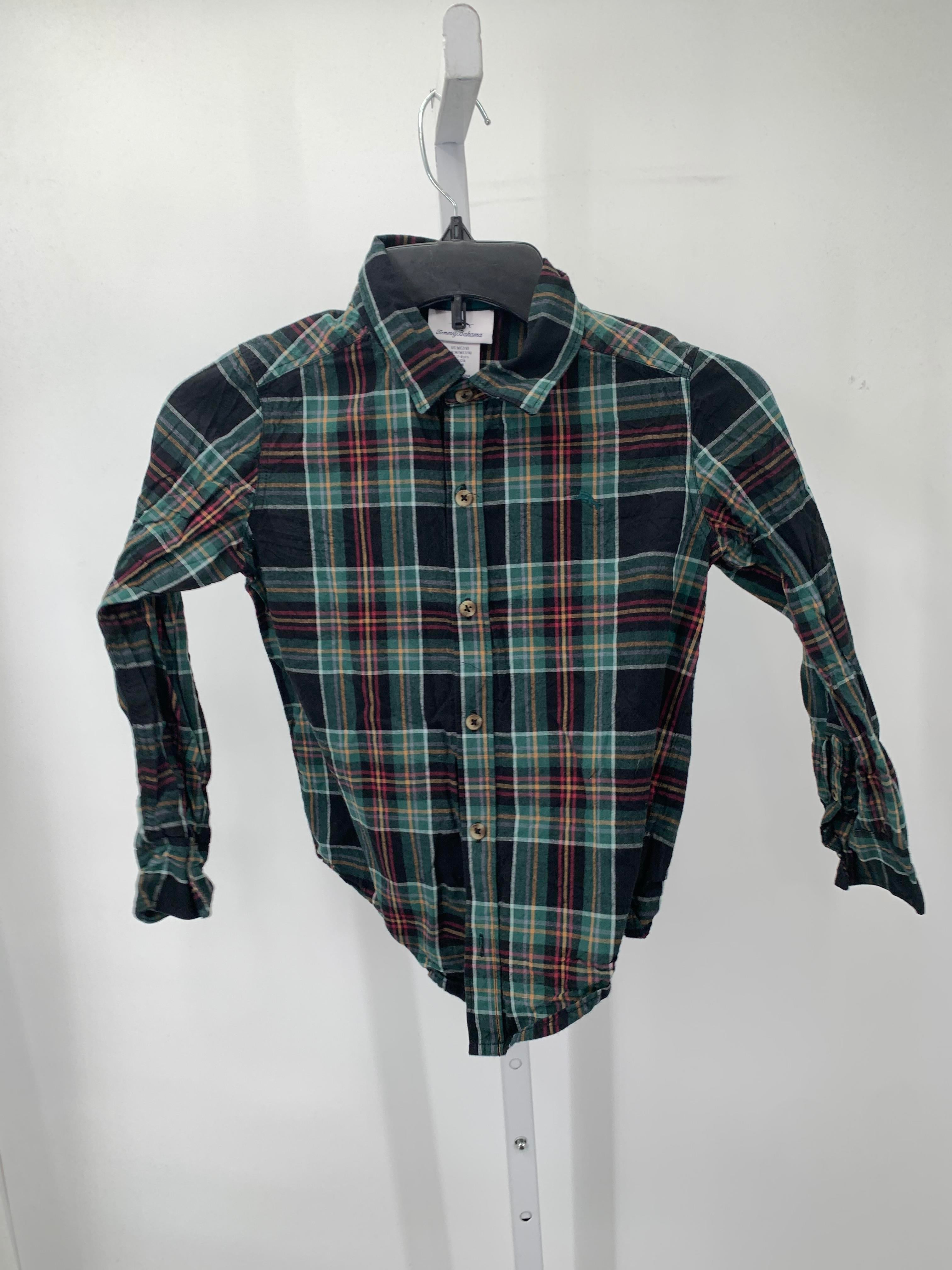 BLACK PLAID BTN DOWN