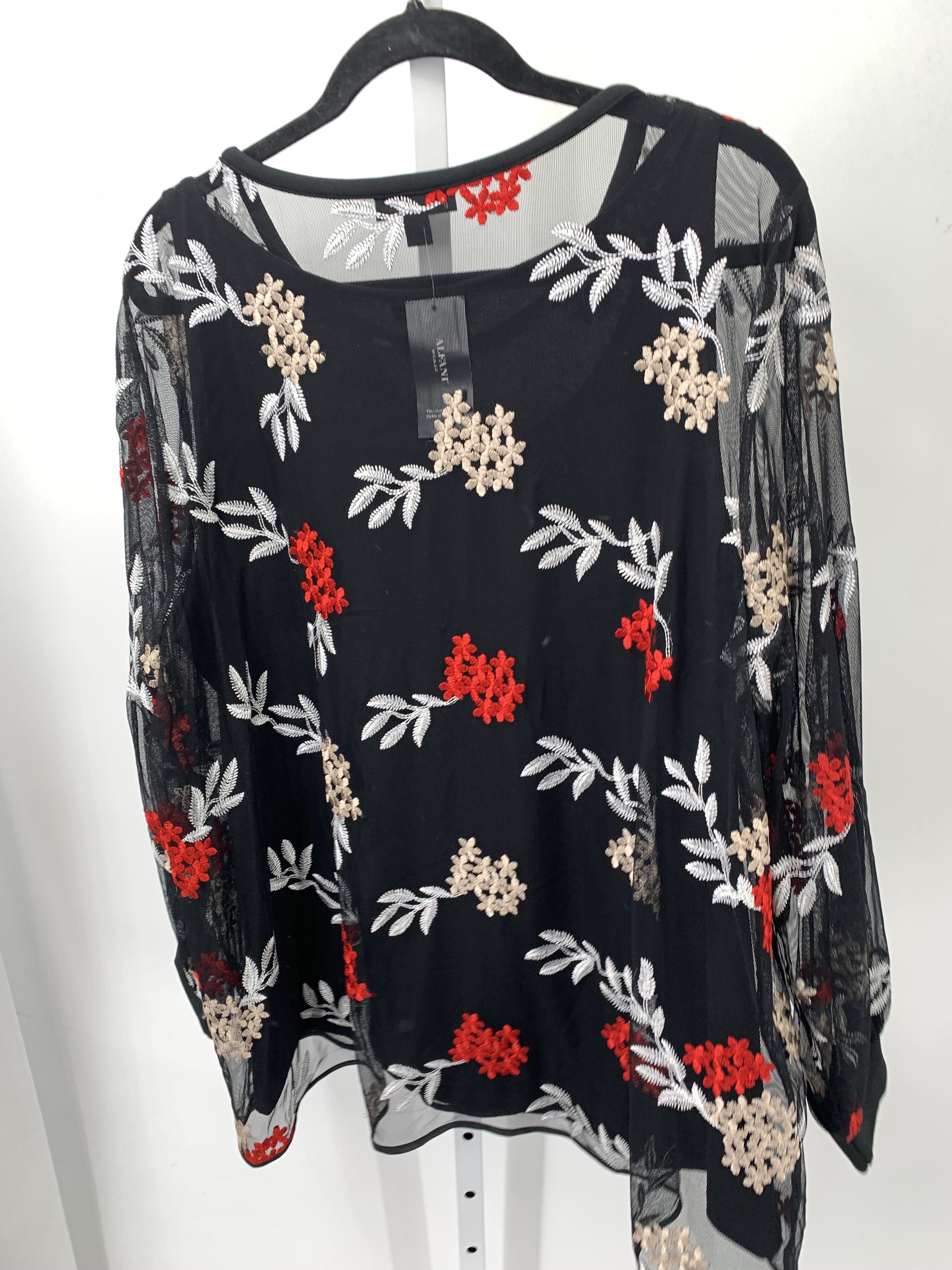 Alfani Size 3X Womens Long Sleeve Shirt