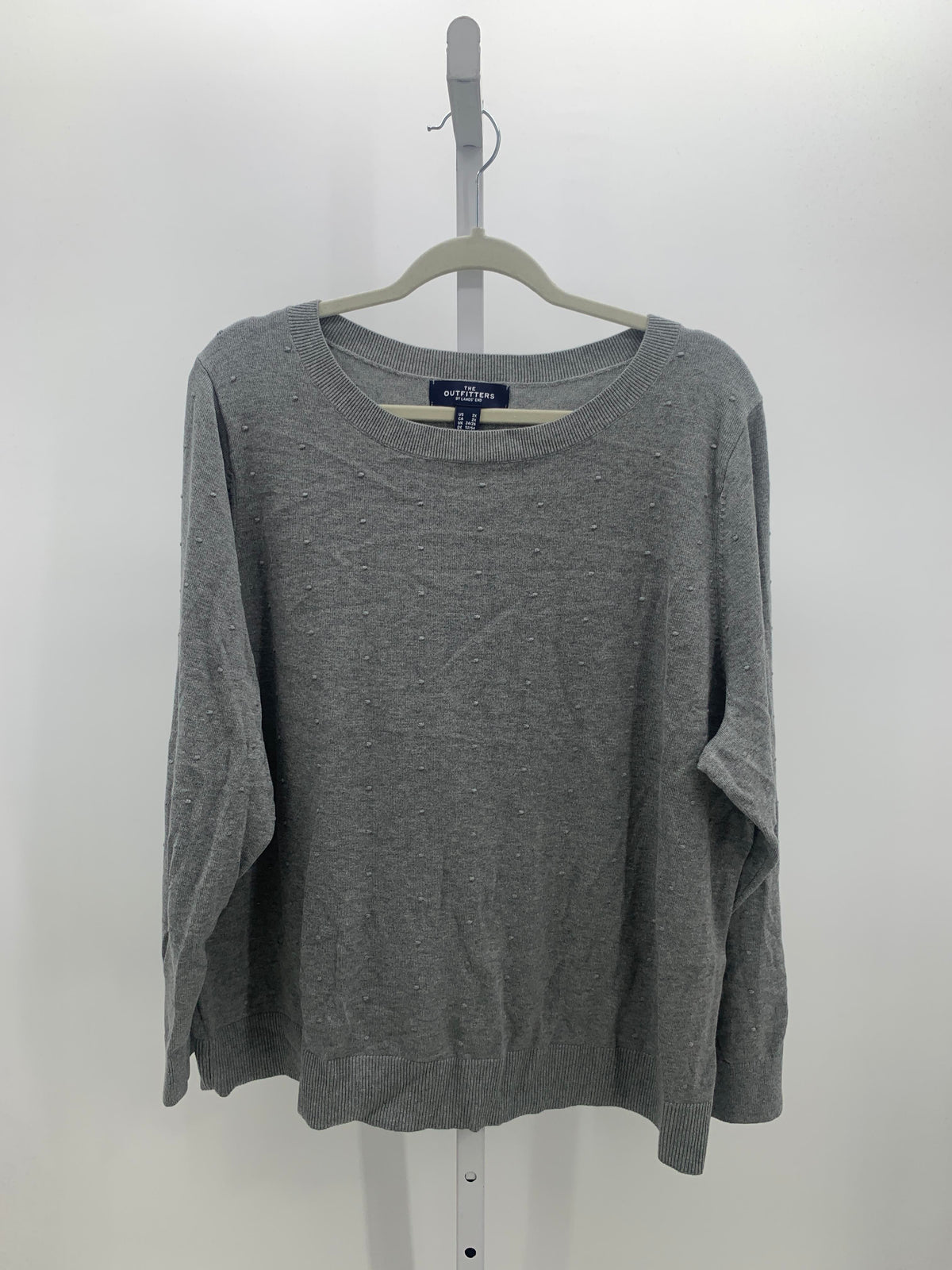 Lands End Size 2X Womens Long Slv Sweater