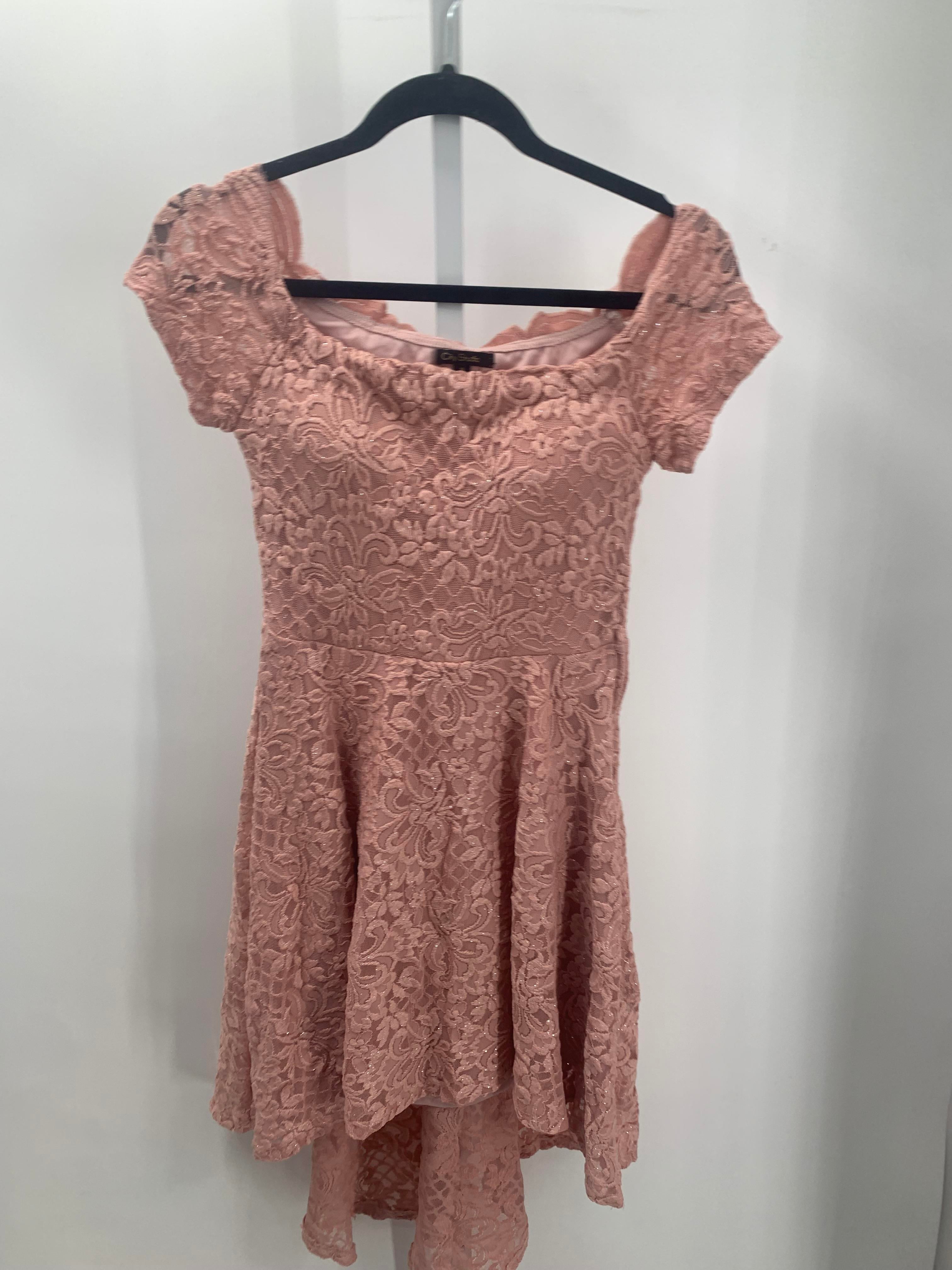 City Studio Size 9 Juniors Short Sleeve Dress
