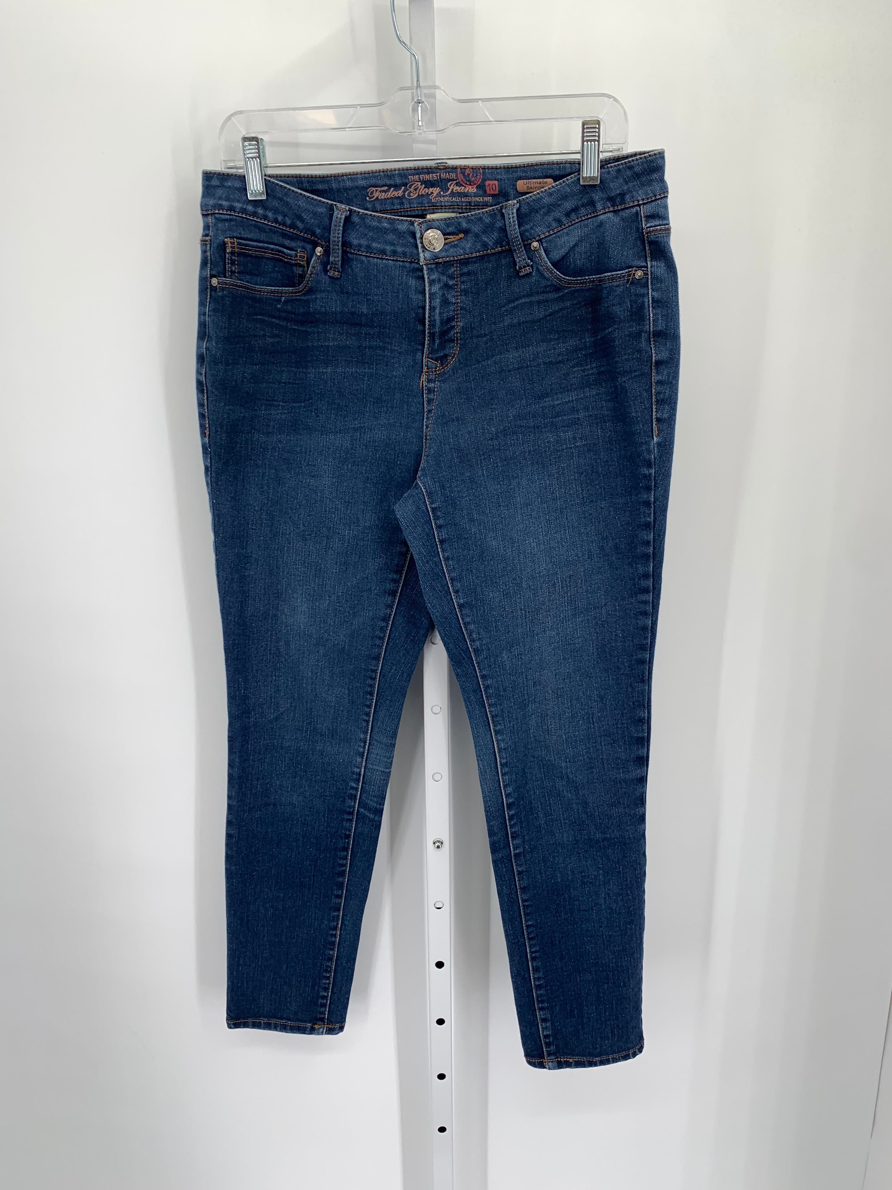 Faded Glory Size 10 Misses Jeans