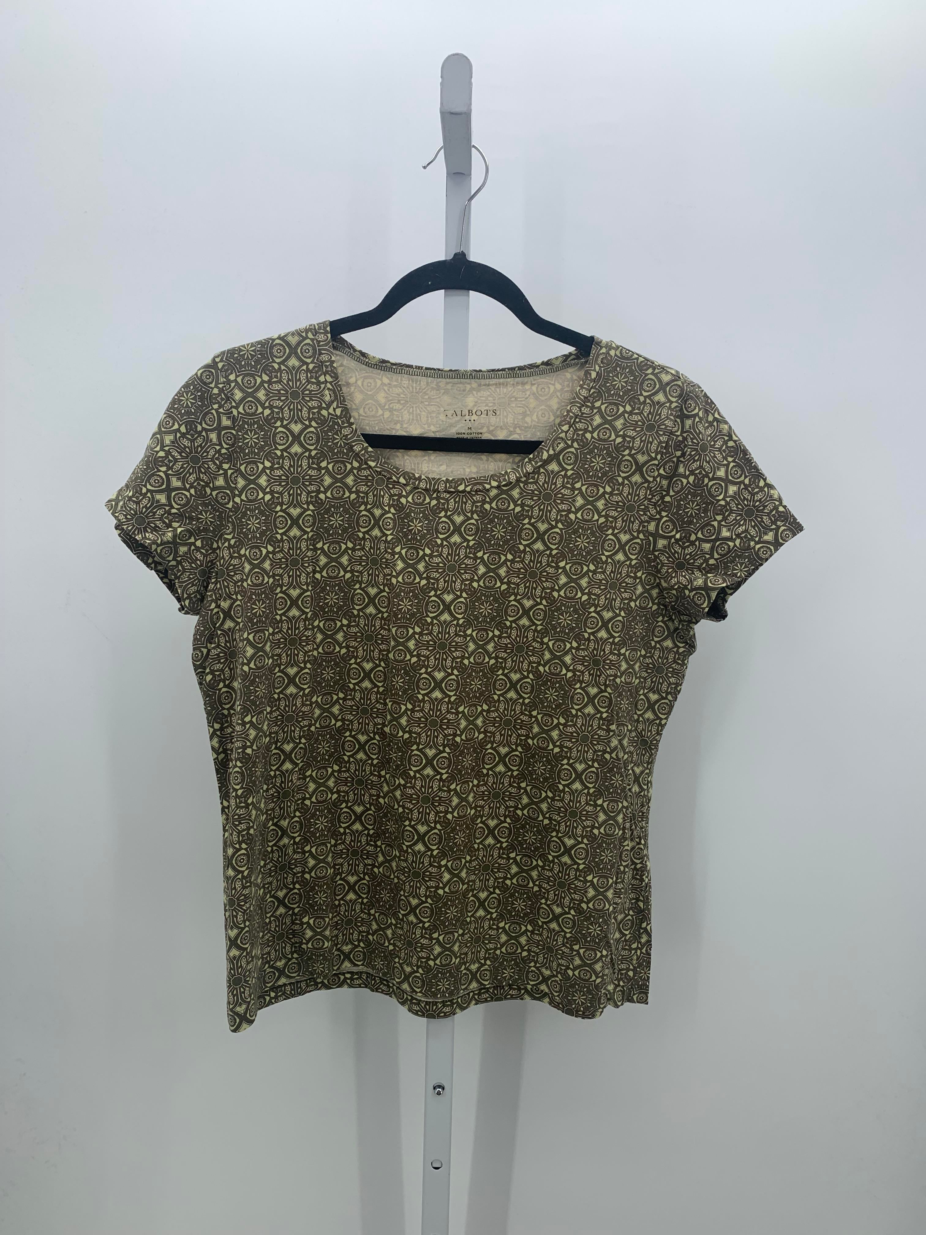 Talbots Size Medium Misses Short Sleeve Shirt
