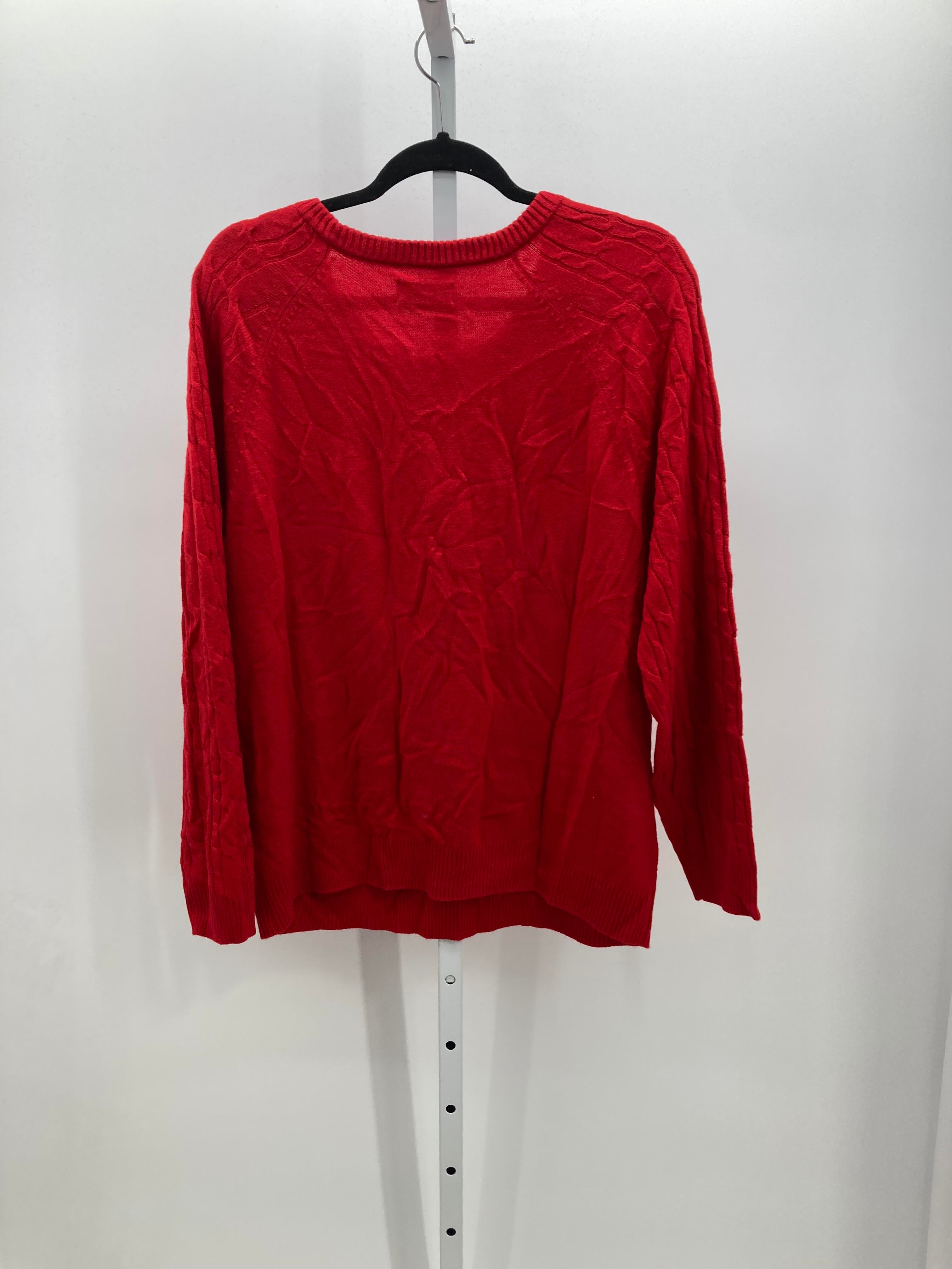 Croft & Barrow Size XXL Misses Long Slv Sweater