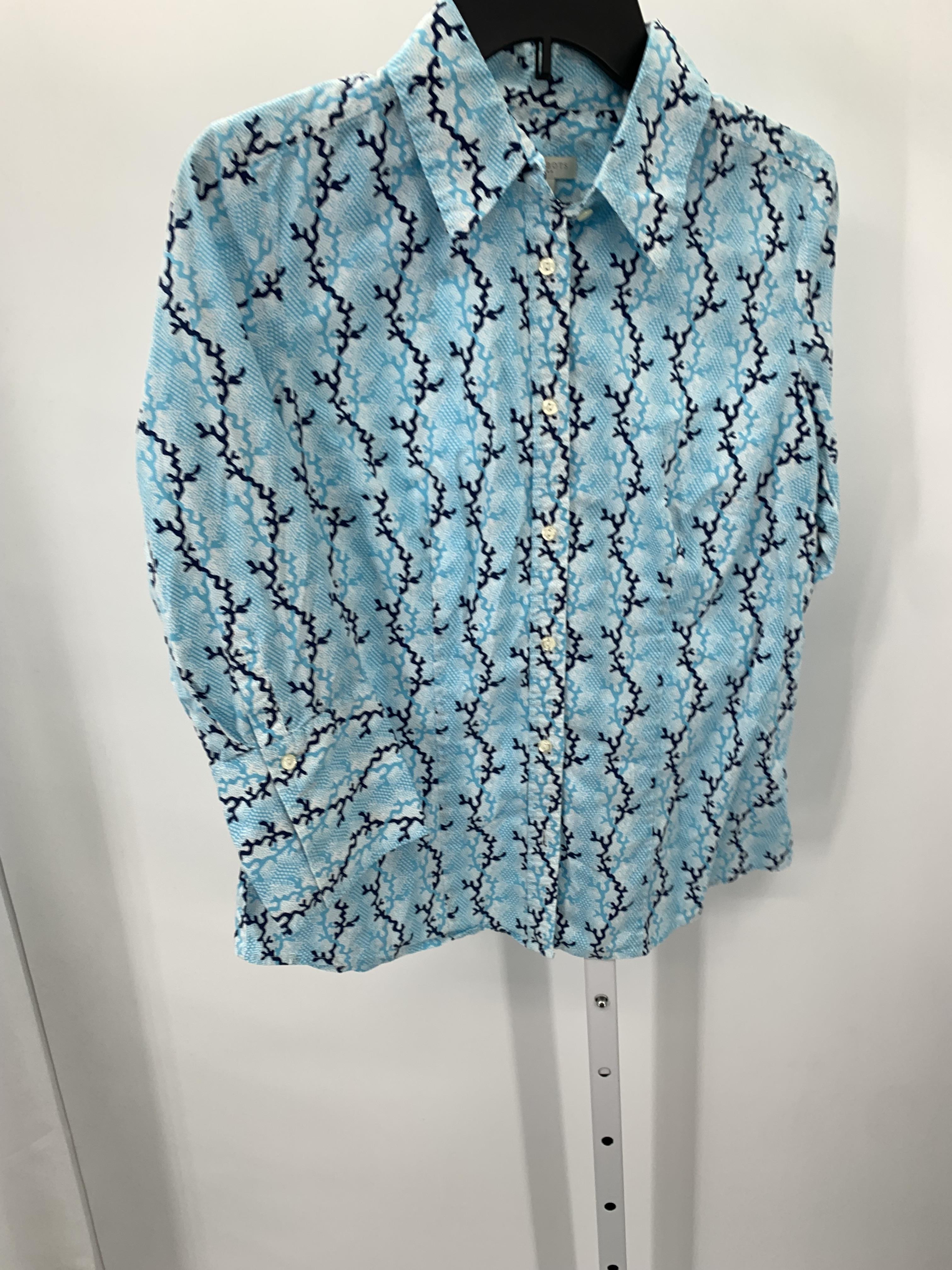 Talbots Size Small Misses 3/4 Sleeve Shirt