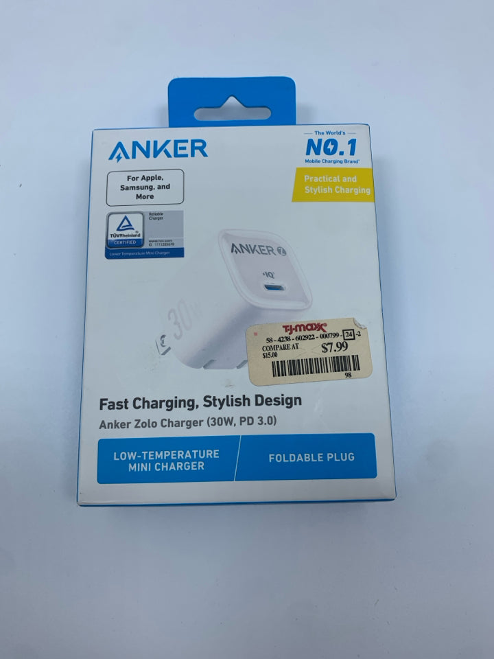 NIB ANKER FOLDABLE PLUG.