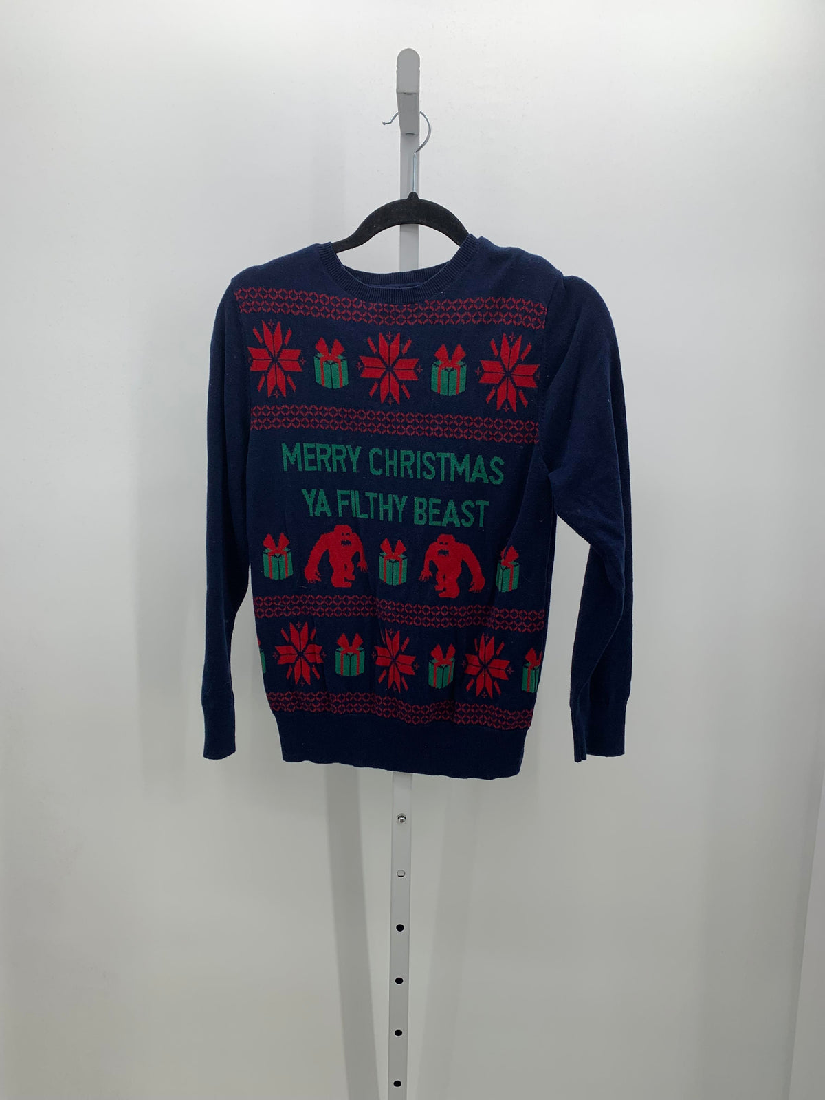 LONG SLV SWEATER MERRY XMAS.