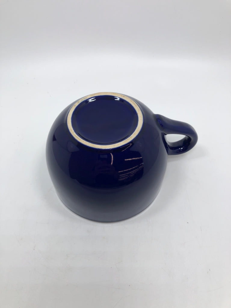 LG DRK BLUE MUG.