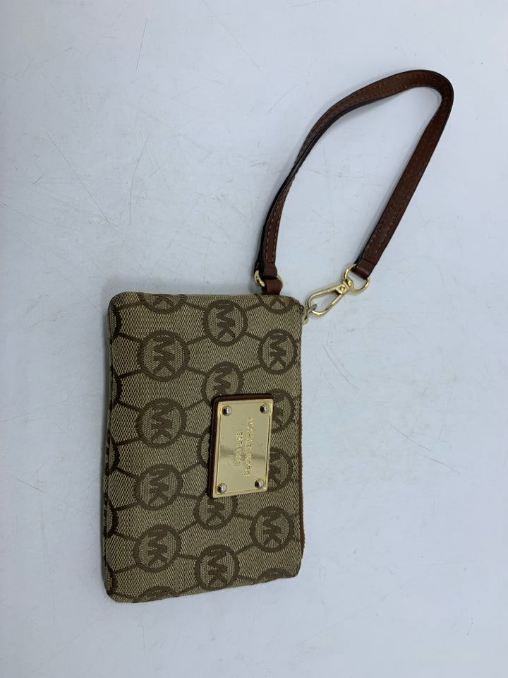 Michael Kors Monogram Wristlet *Some Exterior Wear