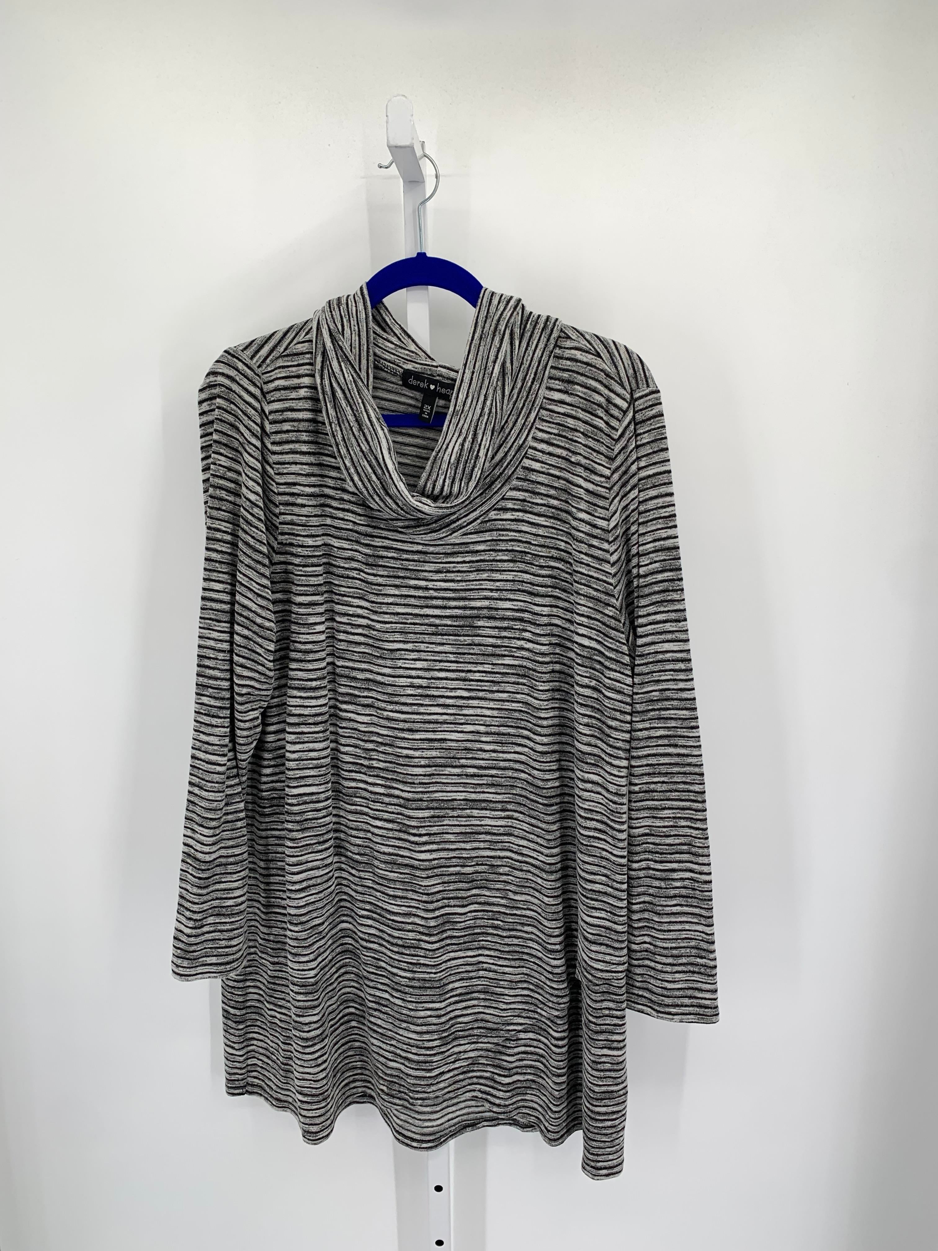 Derek Heart Size 2X Womens Long Sleeve Dress