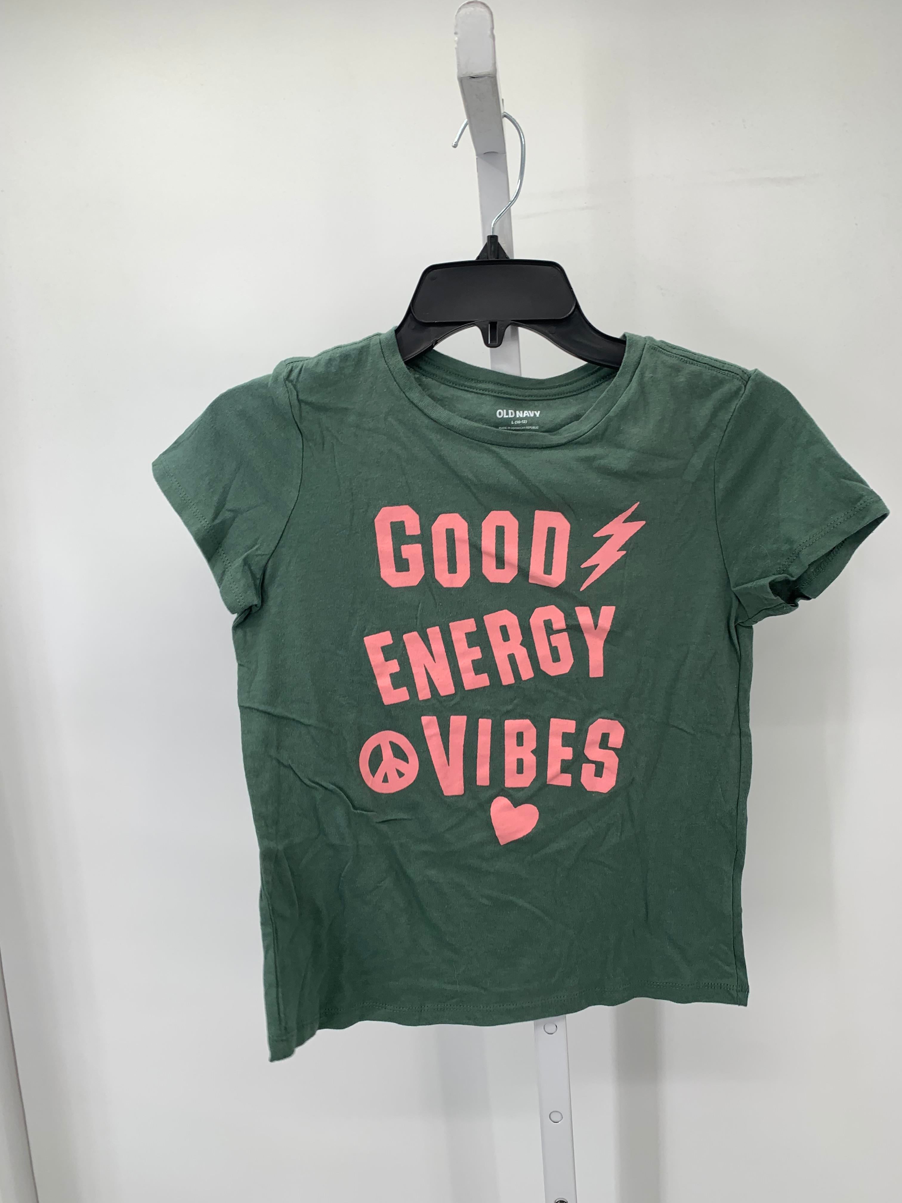 Old Navy Size 10-12 Girls Short Sleeve Shirt