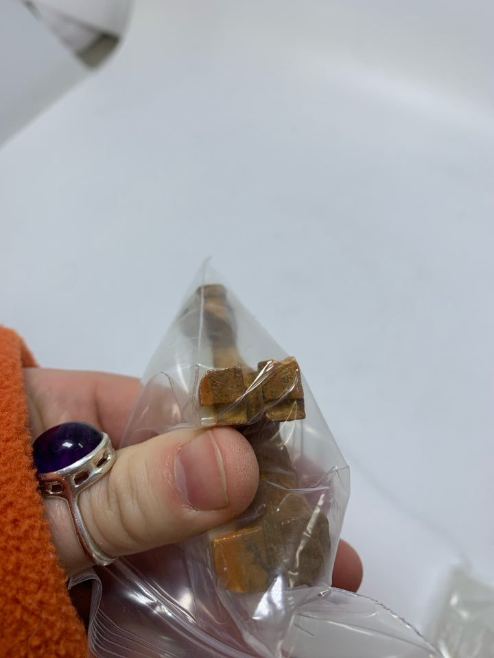 STONE CARVED HORSE IN BAG.