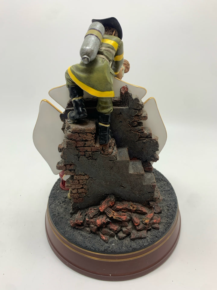 COURAGE UNDER FIRE FIREFIGHTER FIGURINE.