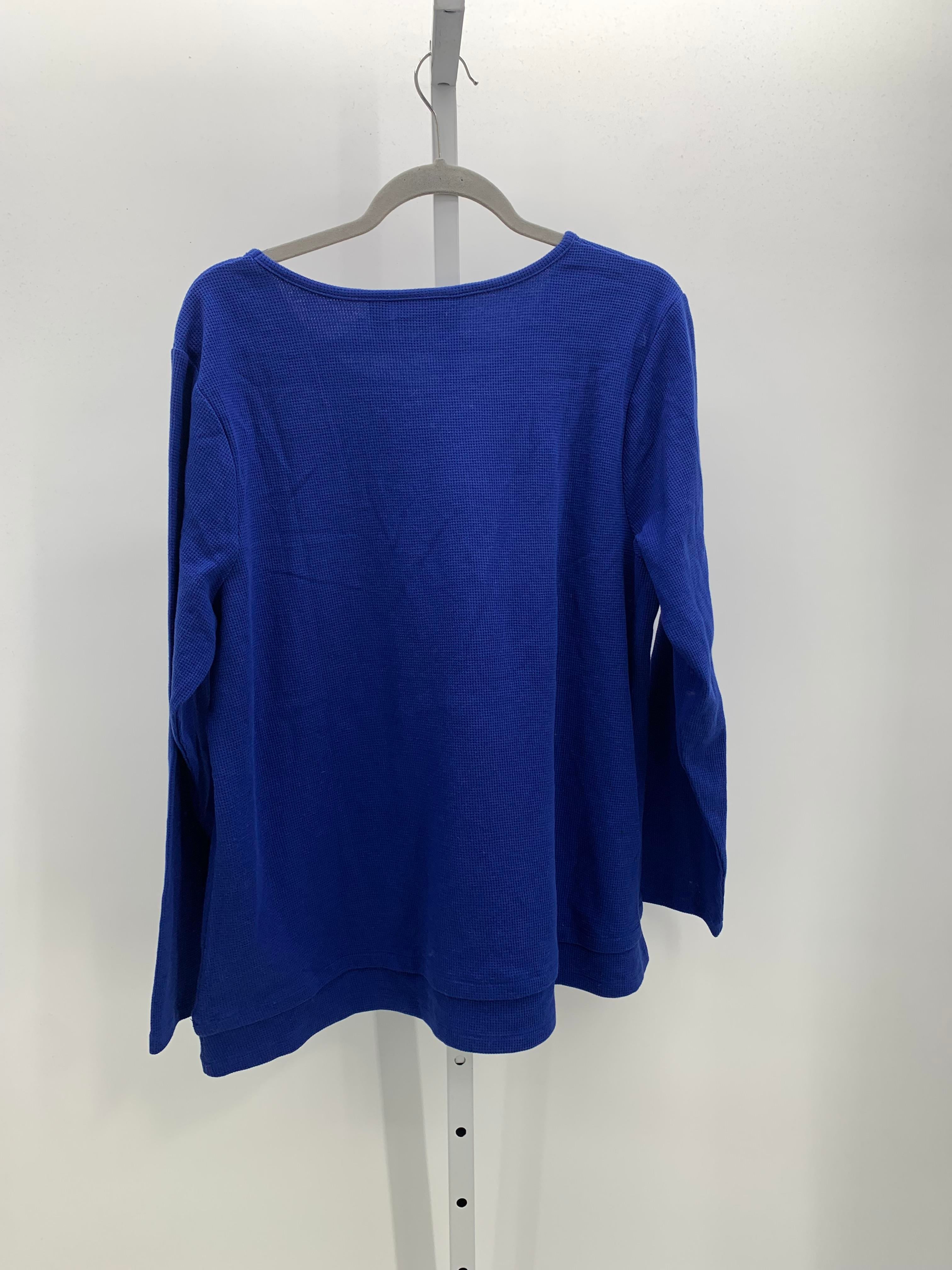d & co. Size Large Misses Long Sleeve Shirt
