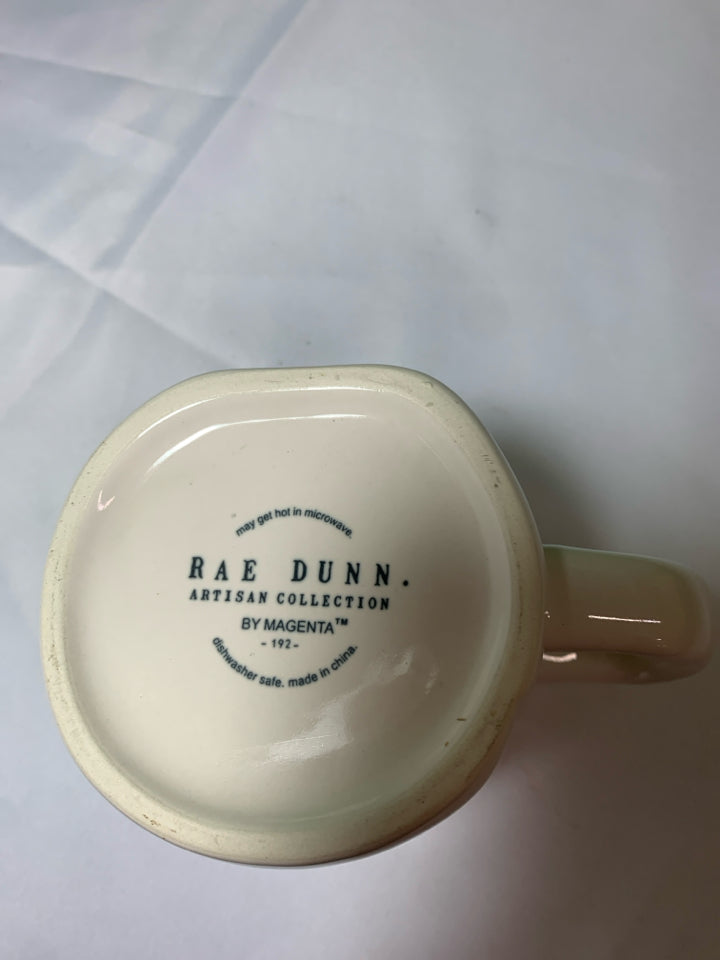 RAE DUNN WANDER LUST MUG.