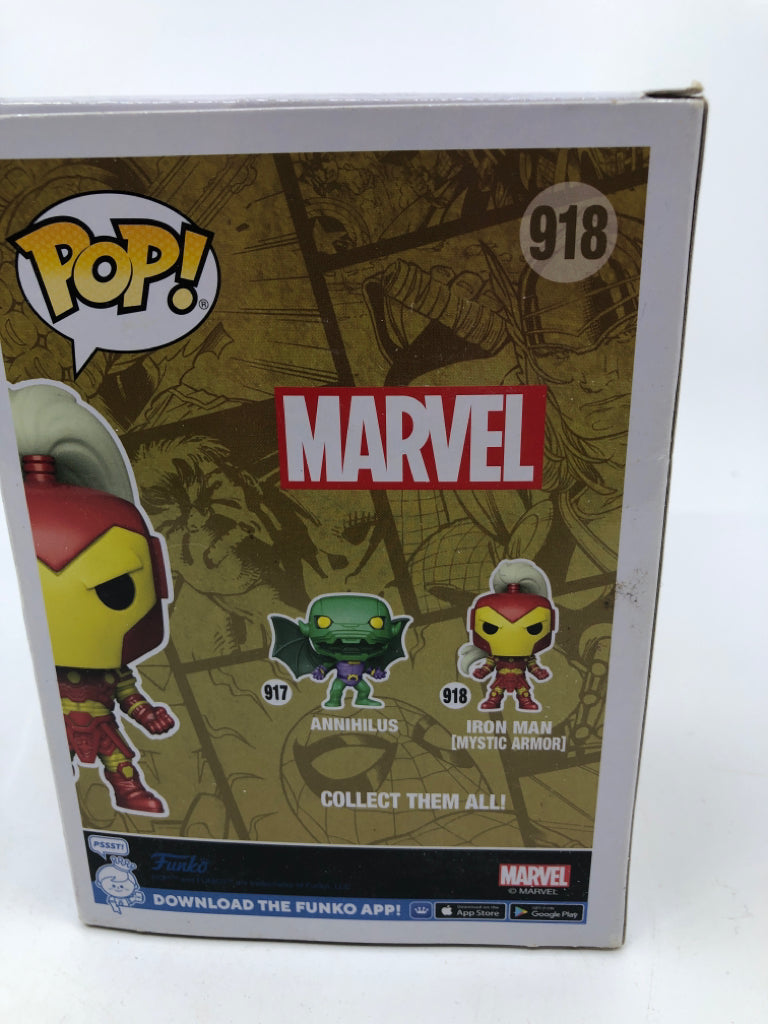 FUNKO POP MARVEL IRON MAN-MYSTIC ARMOR 918