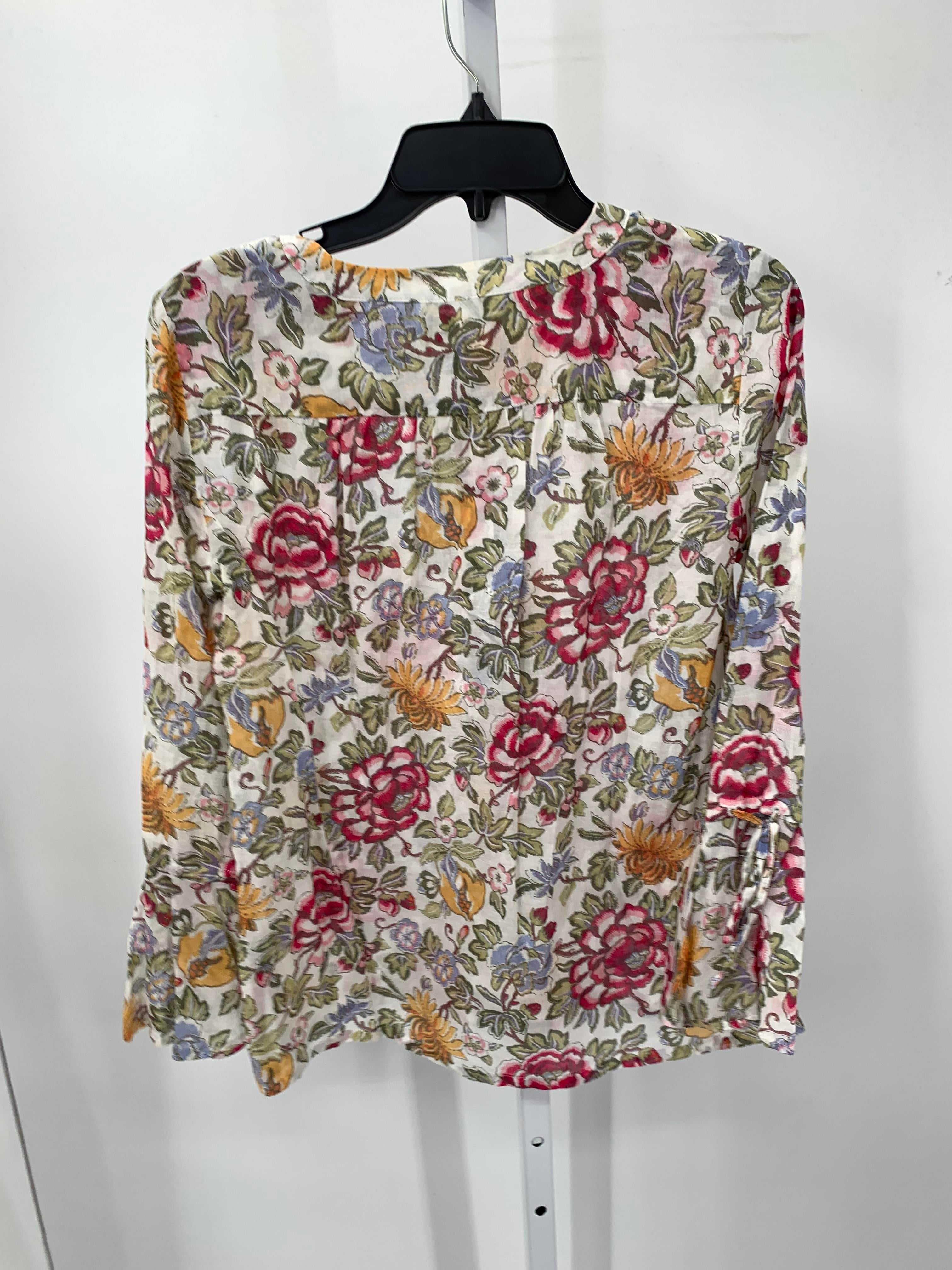 Loft Size X Small Misses Long Sleeve Shirt