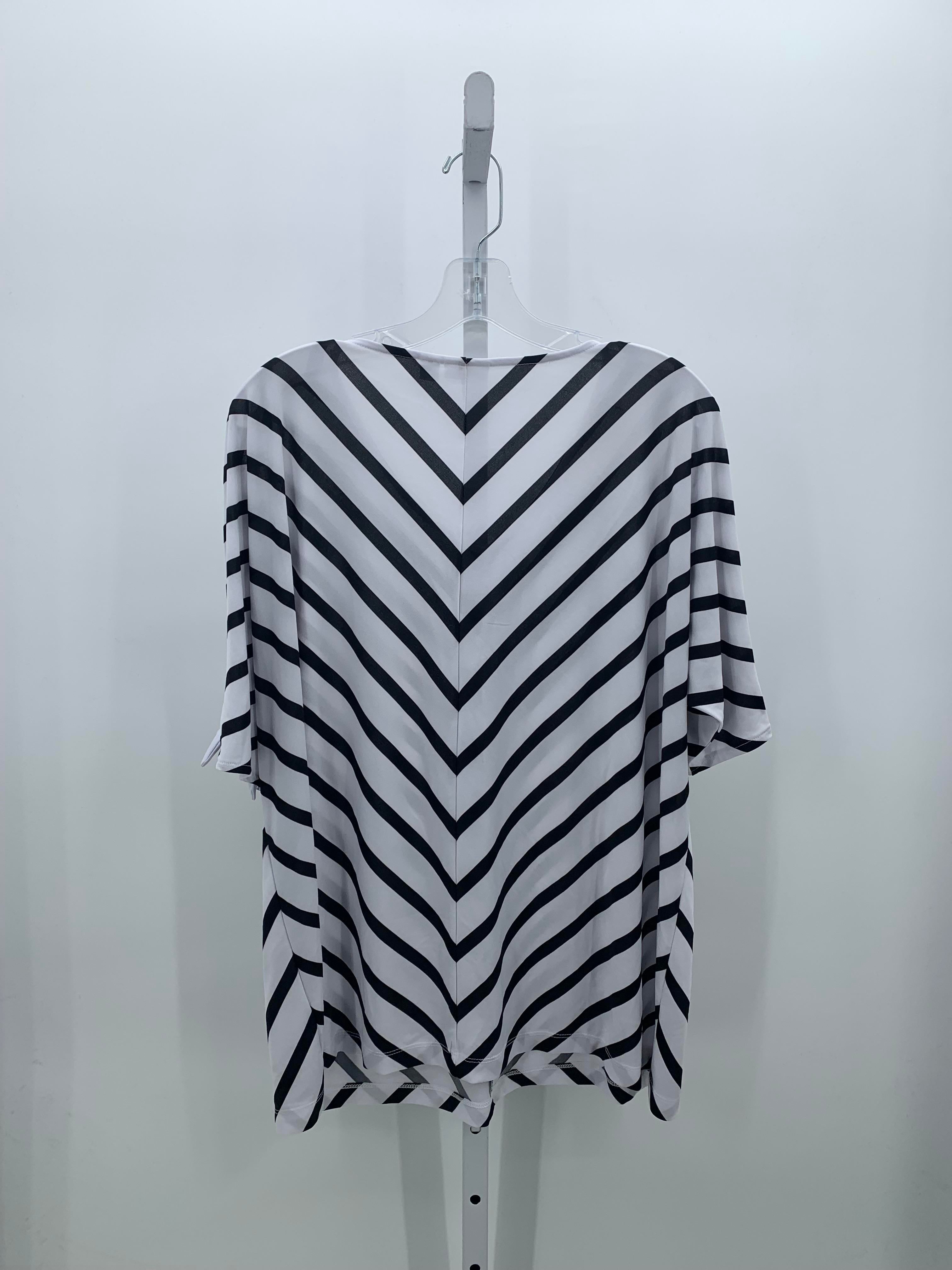 Croft & Barrow Size XXL Misses Short Sleeve Shirt