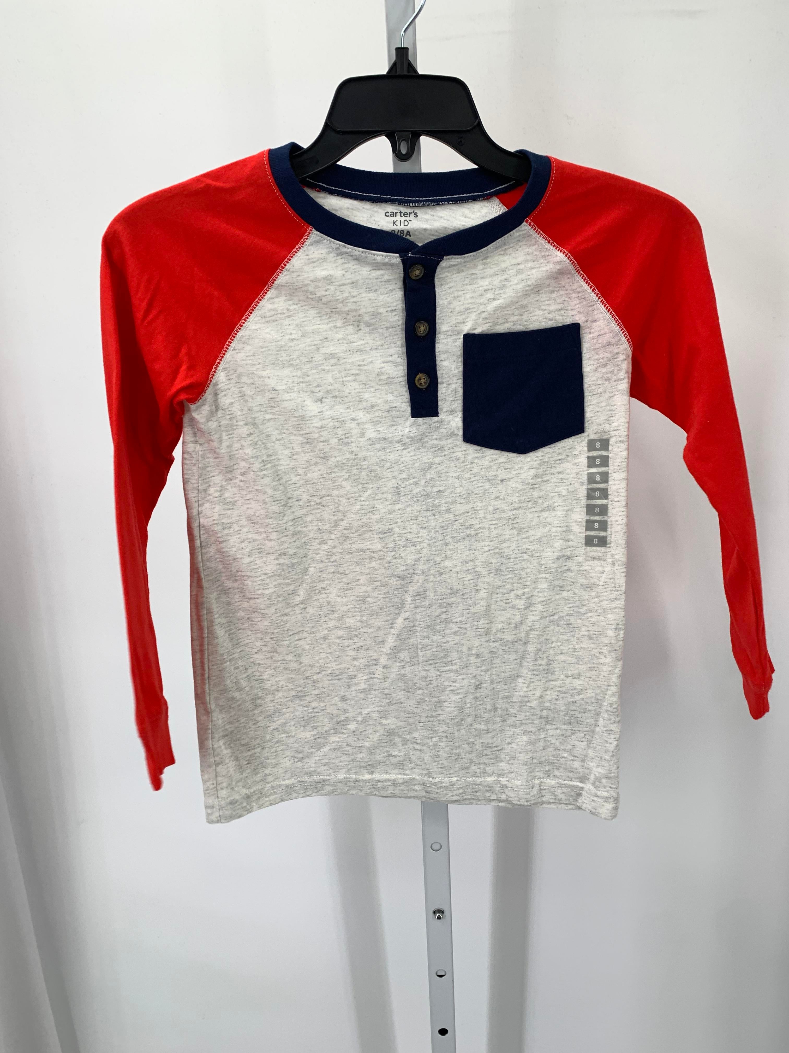 BLUE HENLEY KNIT