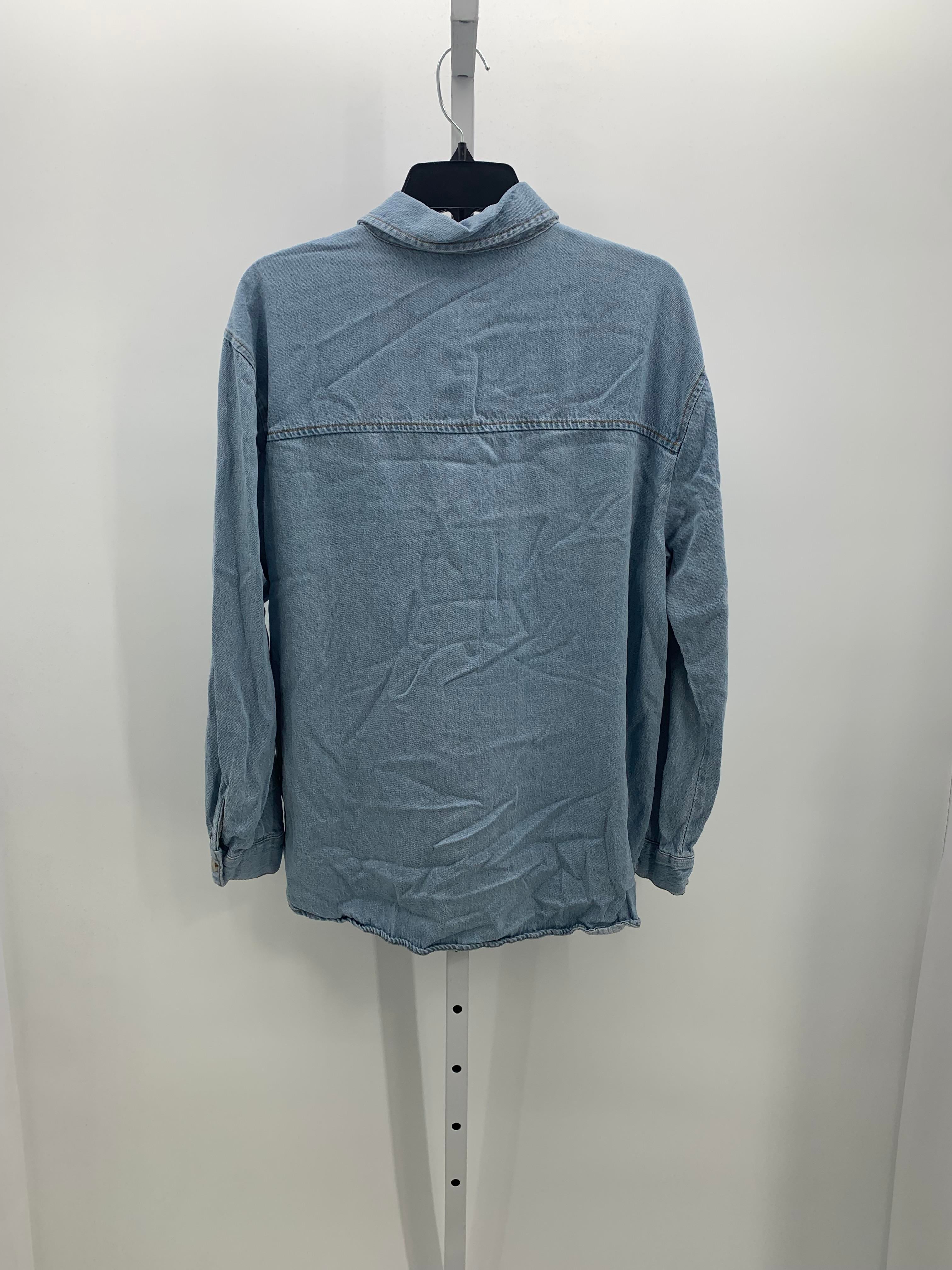 Jane + Delancey Size Large Misses Long Sleeve Shirt