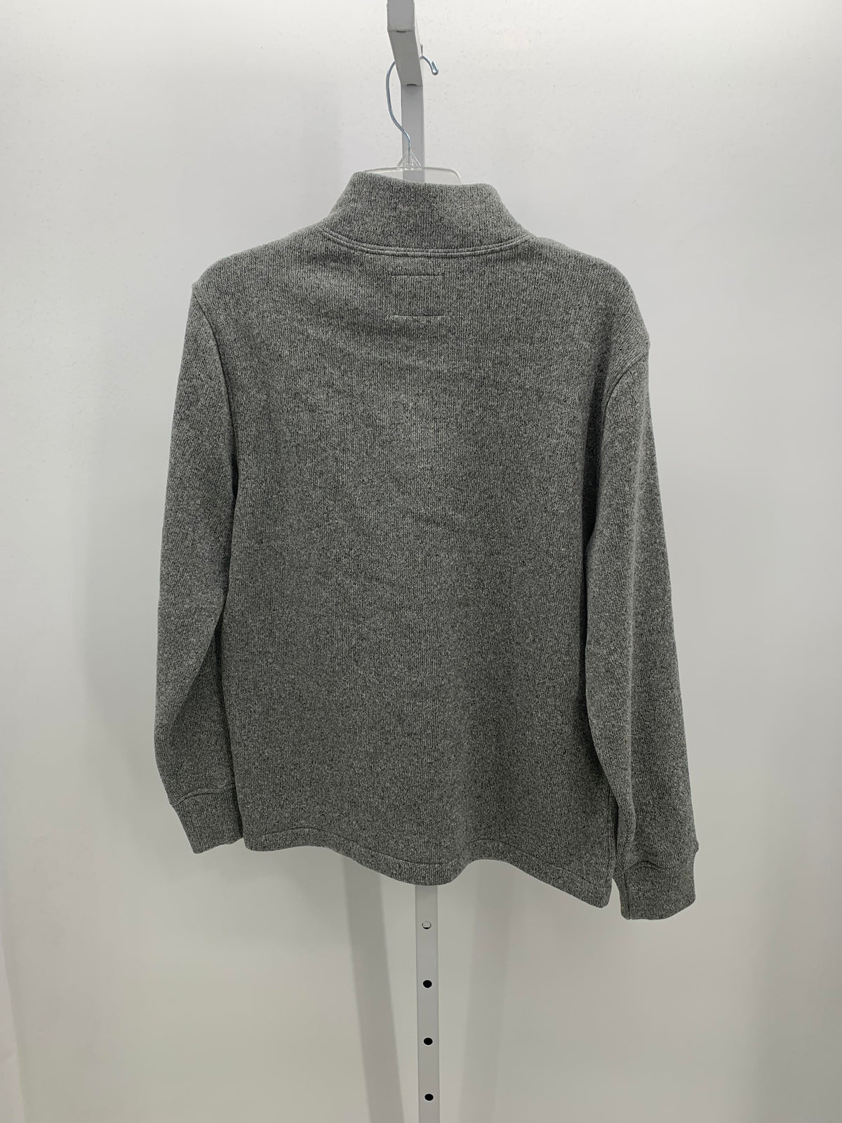 PARTIAL ZIP ESTATE RIBBED