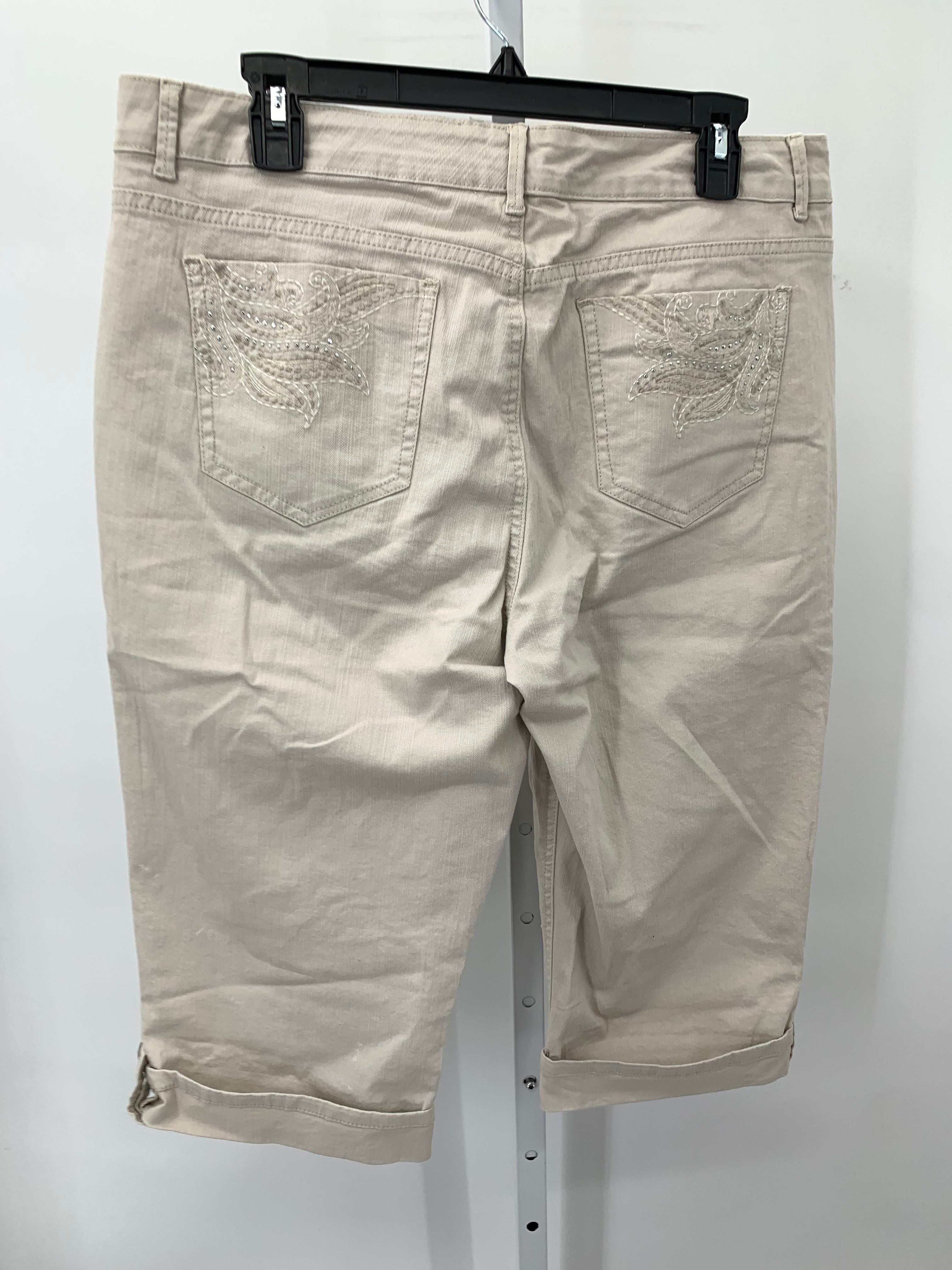 Gloria Vanderbilt Size 12 Misses Capri Pants