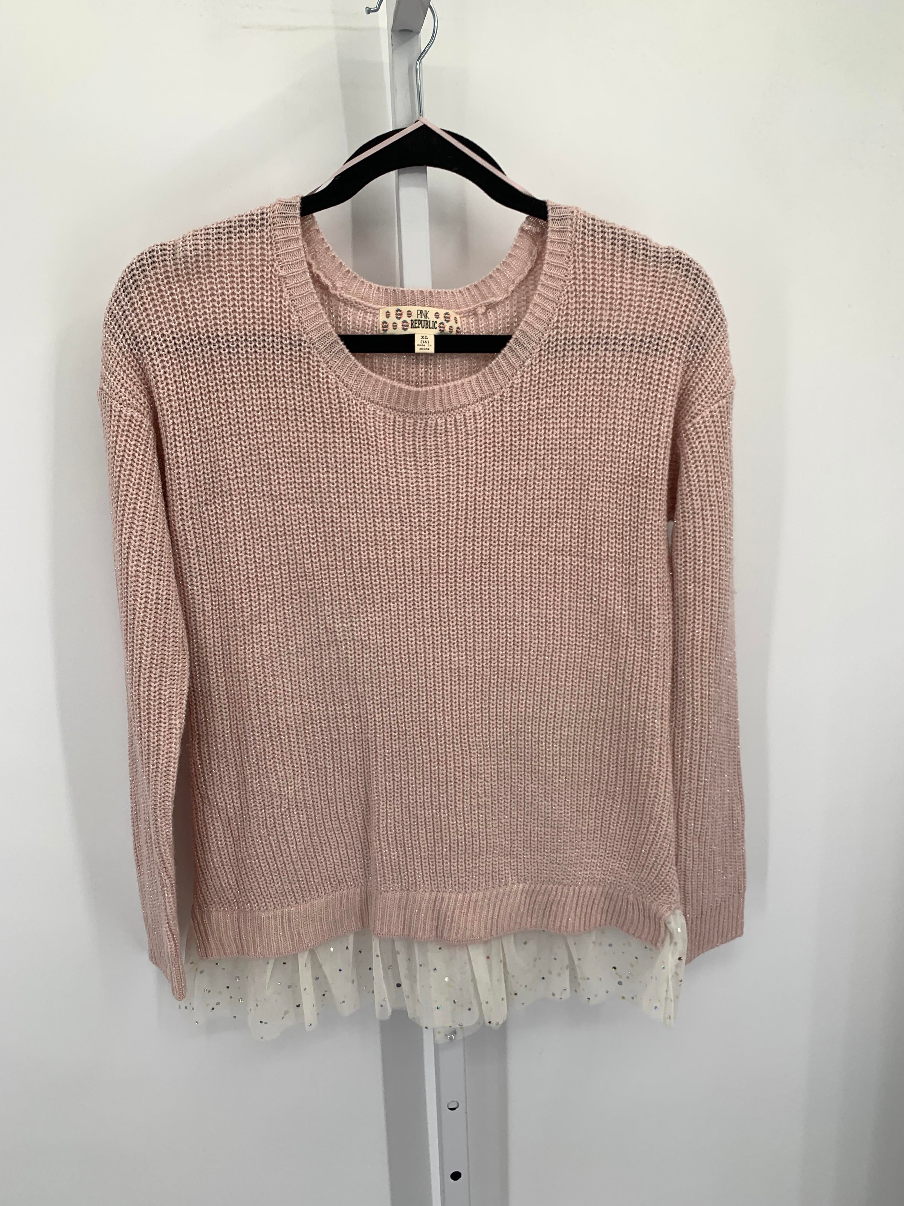 Pink Republic Size 16 Girls Long Sleeve Sweater