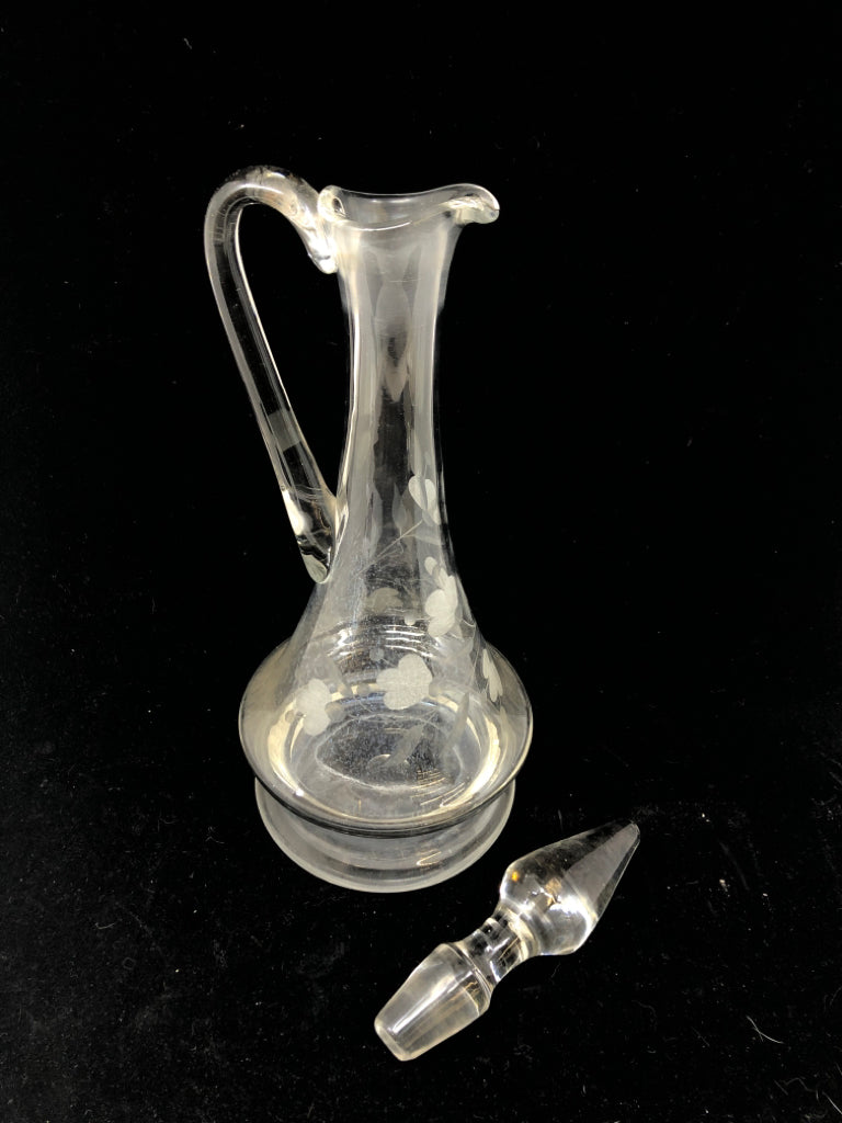 PRINCESS HOUSE CUT GLASS DECANTER.