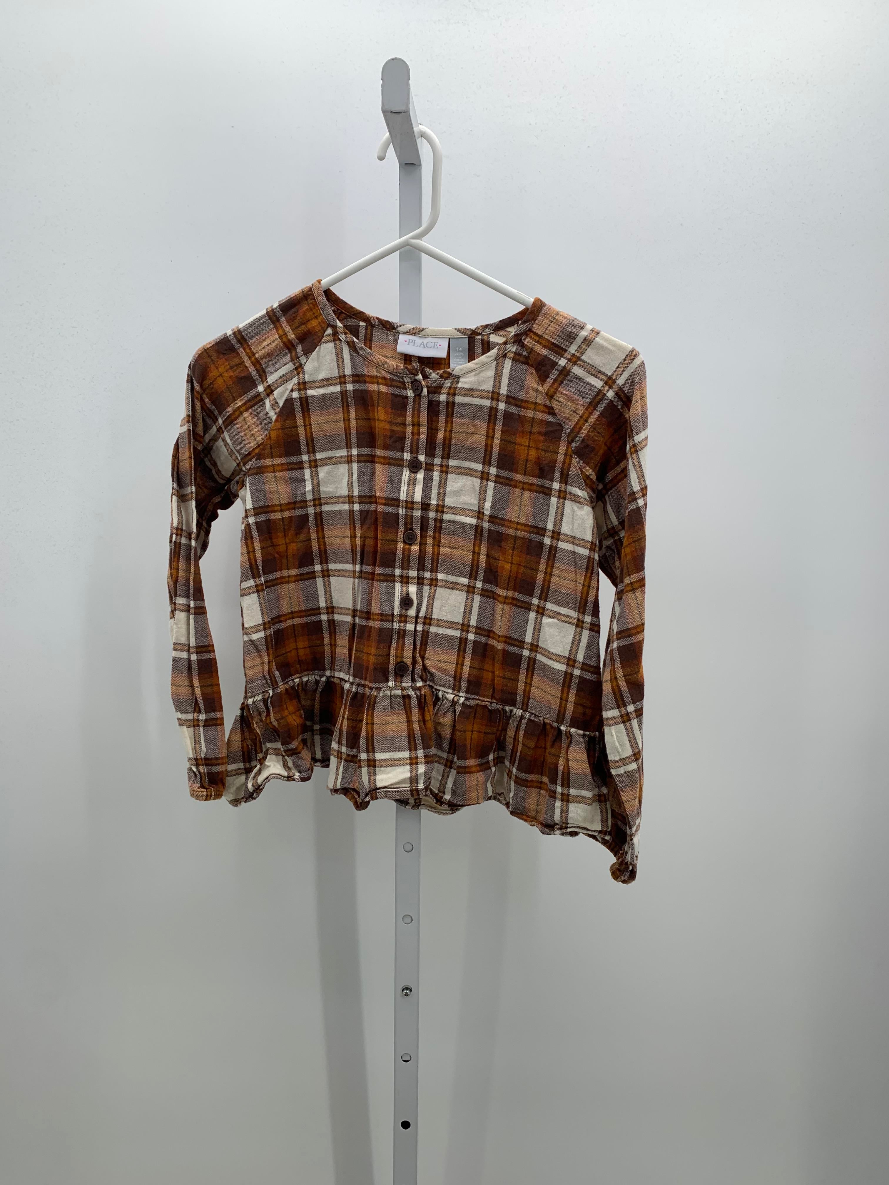 Children's Place Size 14 Girls Long Sleeve Shirt